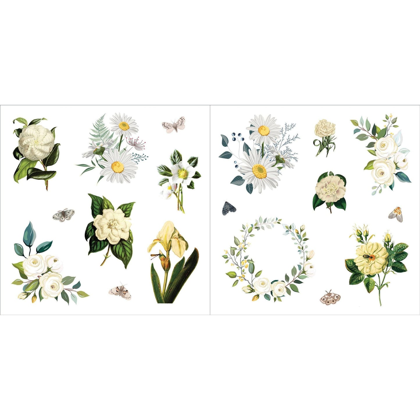 Bunches of Botanicals Decorative Stickers | A Blooming Sticker Book | Over 500 Decals