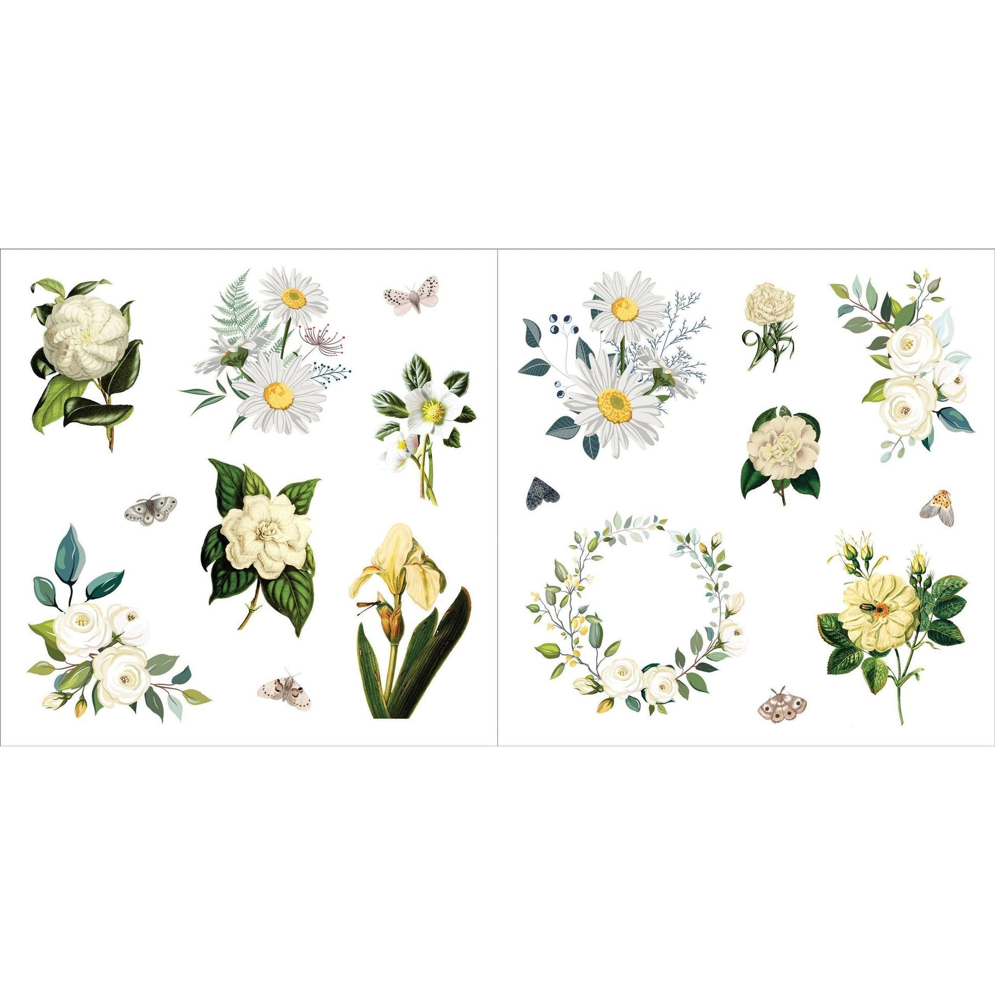 Bunches of Botanicals Decorative Stickers | A Blooming Sticker Book | Over 500 Decals
