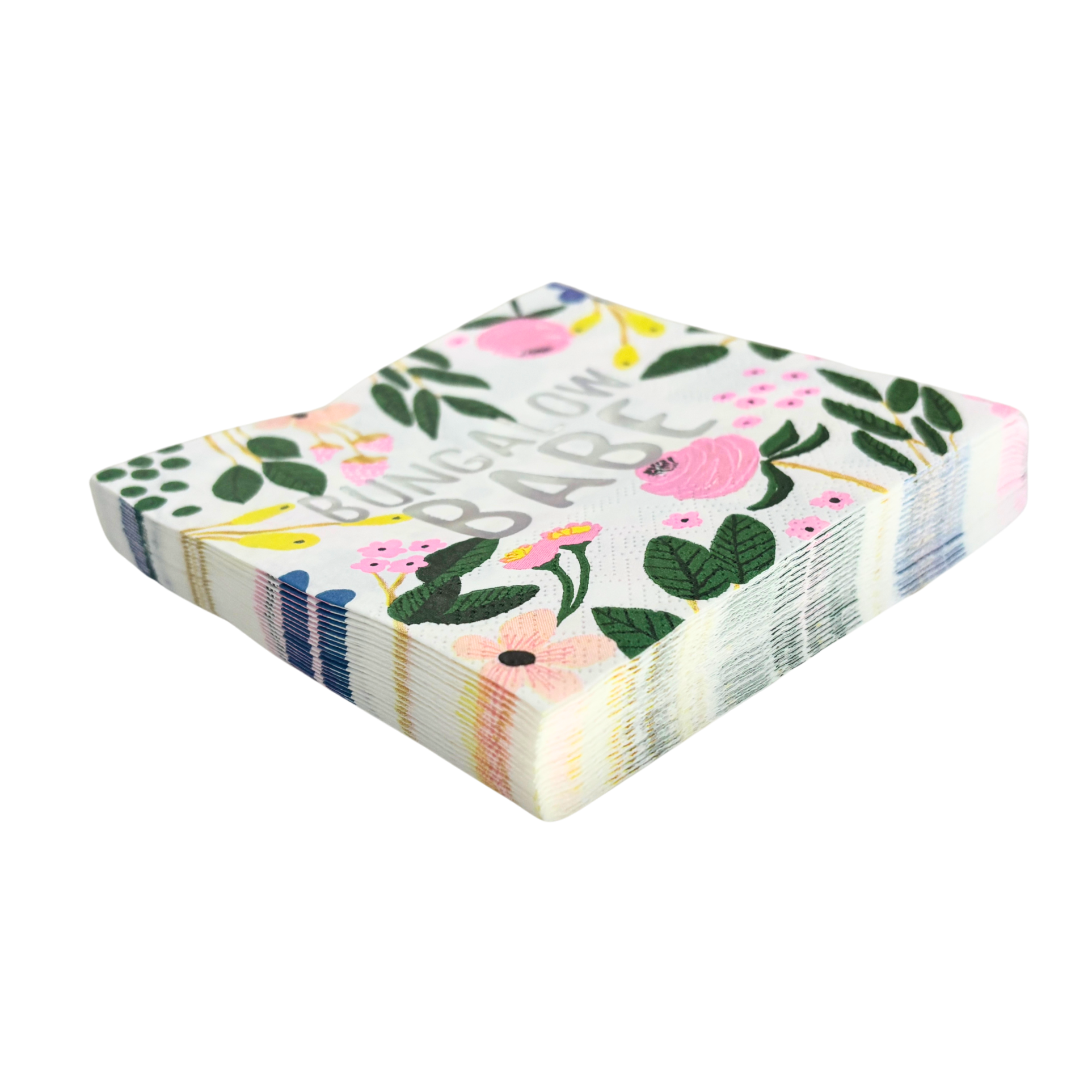Bungalow Babe Party/Beverage/Cocktail Napkins | 5" square