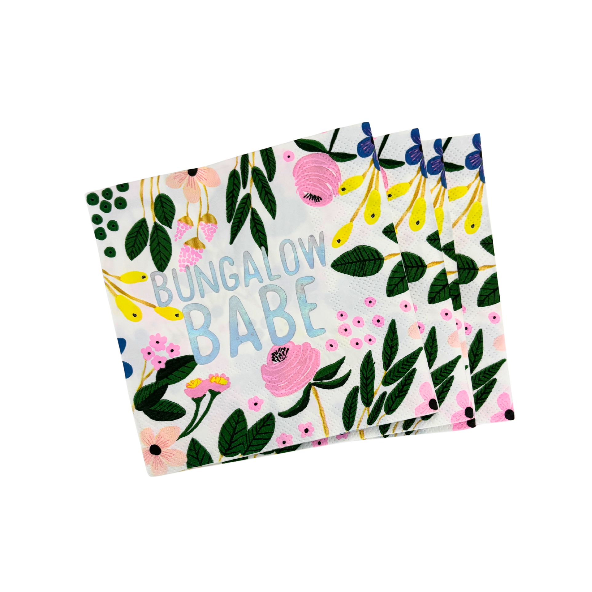 Bungalow Babe Party/Beverage/Cocktail Napkins | 5" square