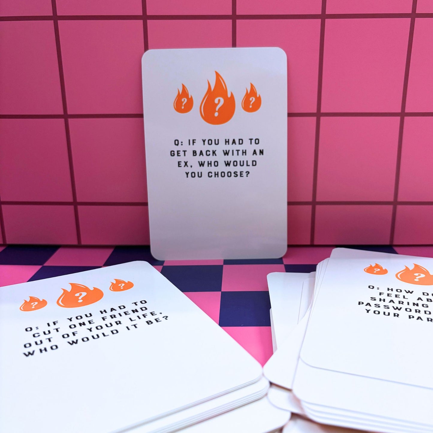 Burning Questions Card Game | 80 Cards to Answer All the Juicy Questions