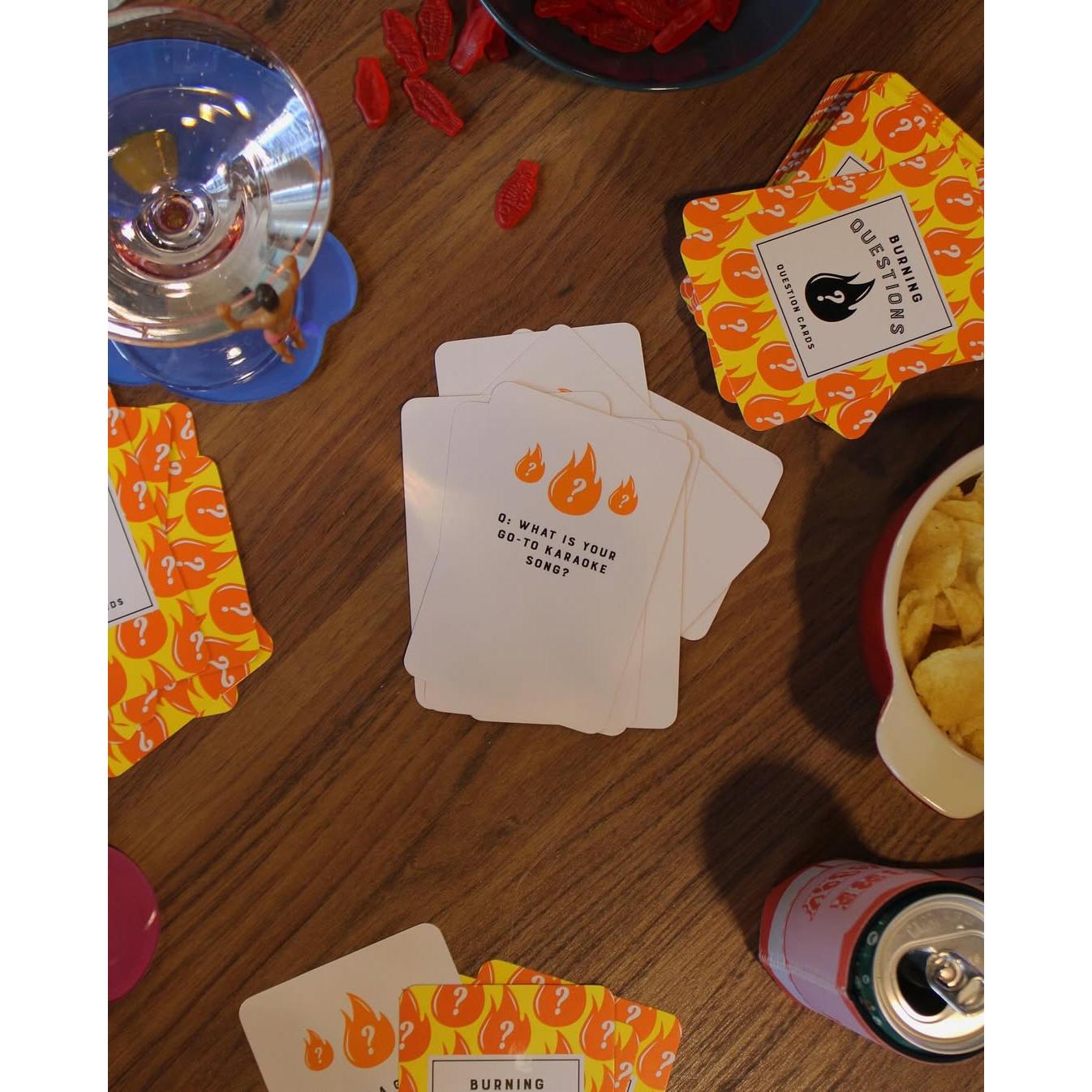 Burning Questions Card Game | 80 Cards to Answer All the Juicy Questions