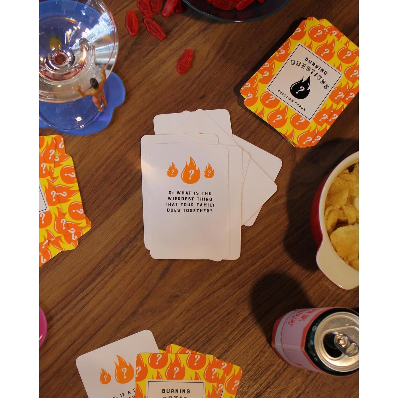 Burning Questions Card Game | 80 Cards to Answer All the Juicy Questions