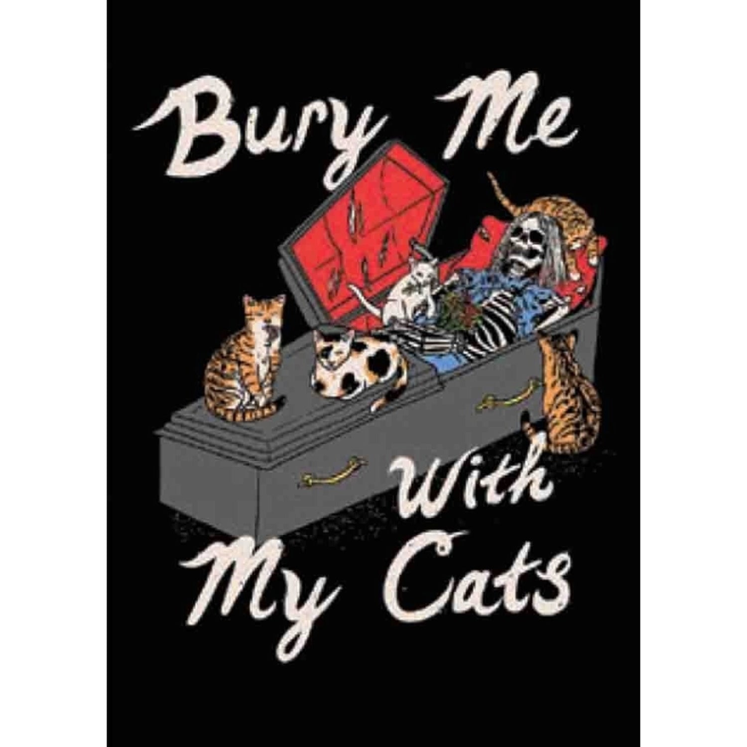 Bury Me With My Cats Magnet-Ephemera-The Bullish Store