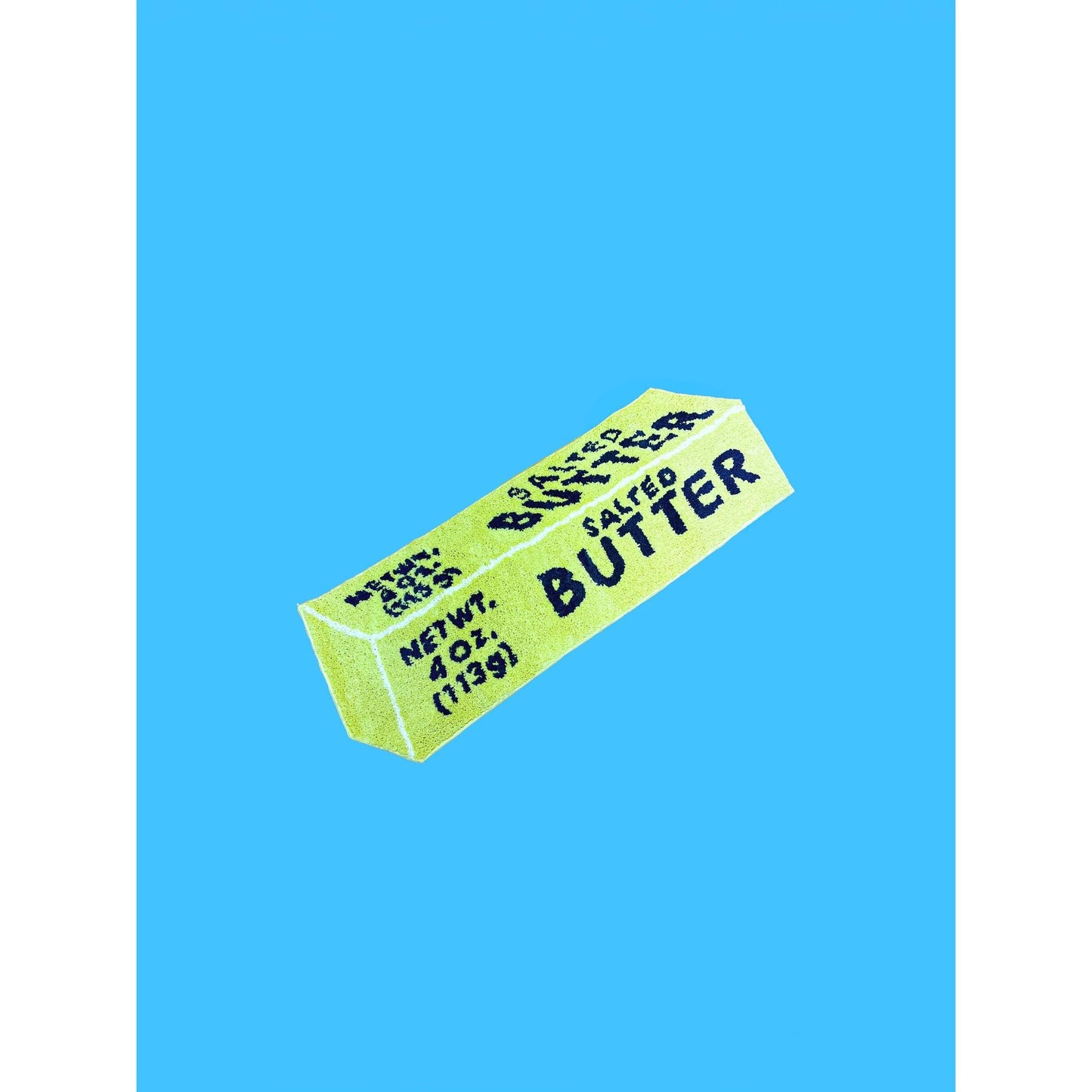 Butter Ultrasoft Rug in Yellow | Slip Resistant Door Mat 38" x 14"