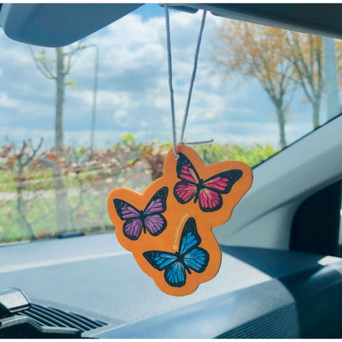 Butterfly Car Air Freshener in Vanilla Scent