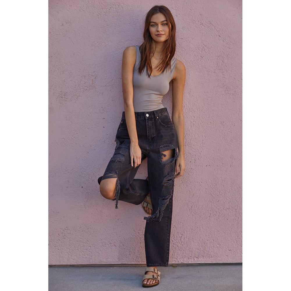 Seamless Reverse U-V Neck Tank Top | Available in Fudge, Burnt Taupe and White [Sizes S-L]