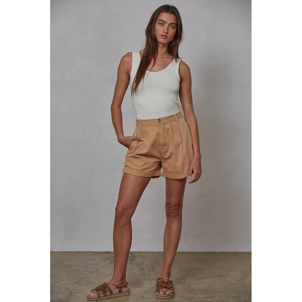 Seamless Reverse U-V Neck Tank Top | Available in Fudge, Burnt Taupe and White [Sizes S-L]