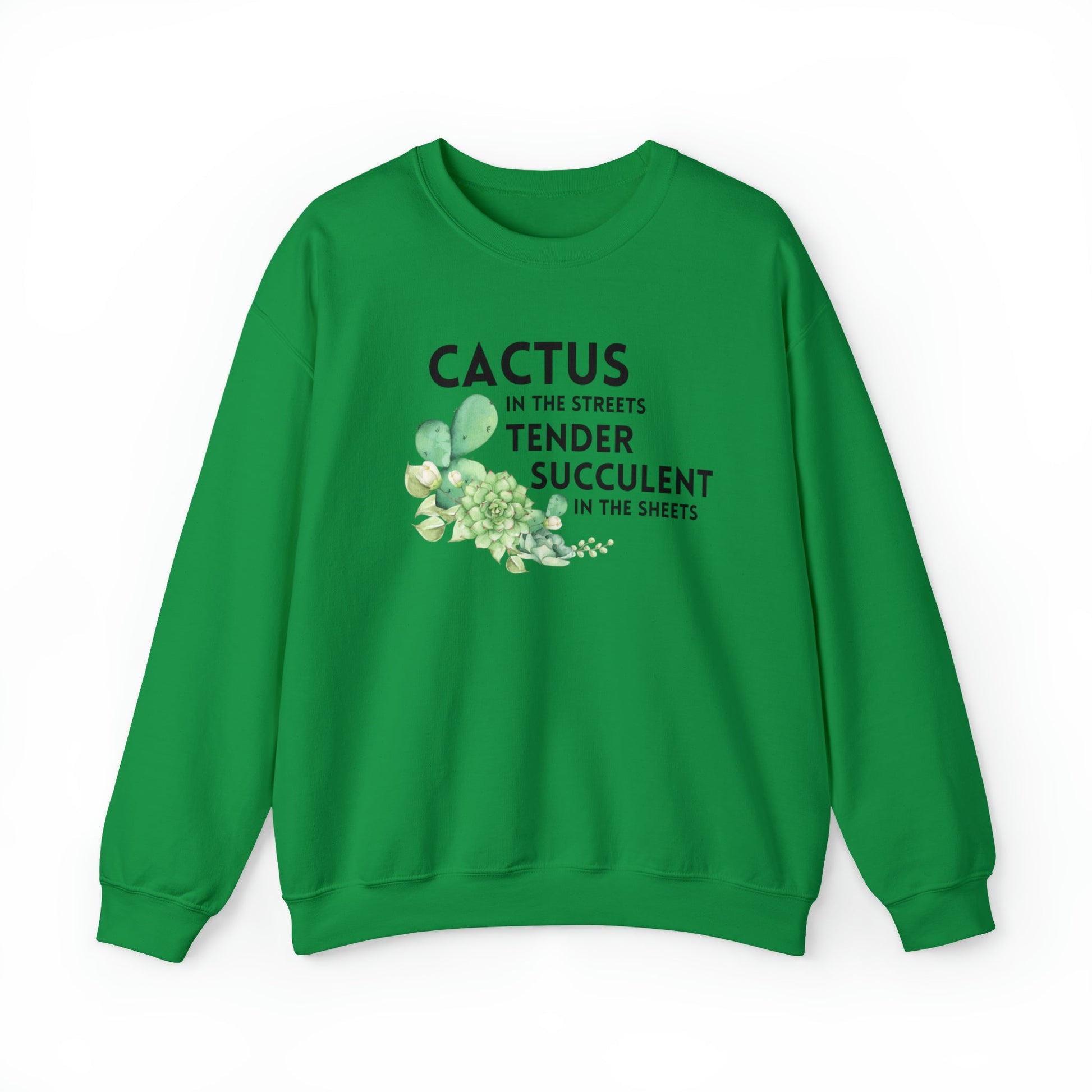 Cactus in the Streets Tender Succulent in the Street Unisex Heavy Blend™ Crewneck Sweatshirt
