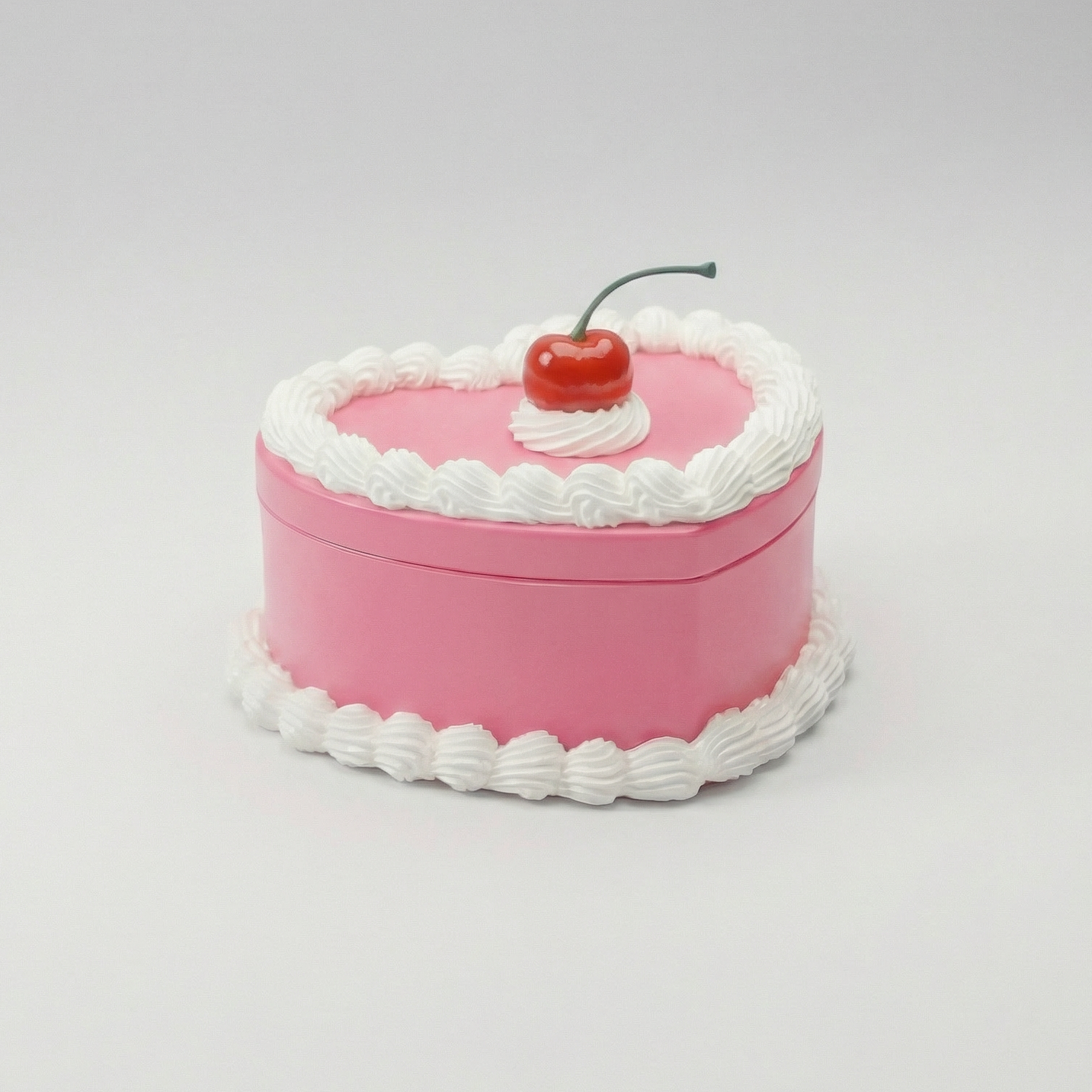Cake Jewelry Box | Hand Decorated Small Heart Cake Storage Box