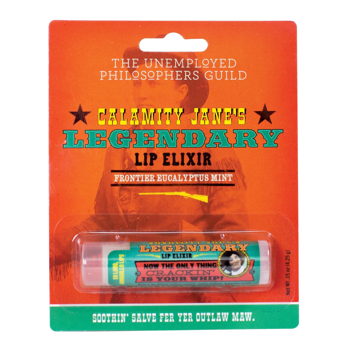 Calamity Jane Lip Balm Lip Elixir in Eucalyptus Mint Flavor | Lip Gloss Moisturizer | 15oz