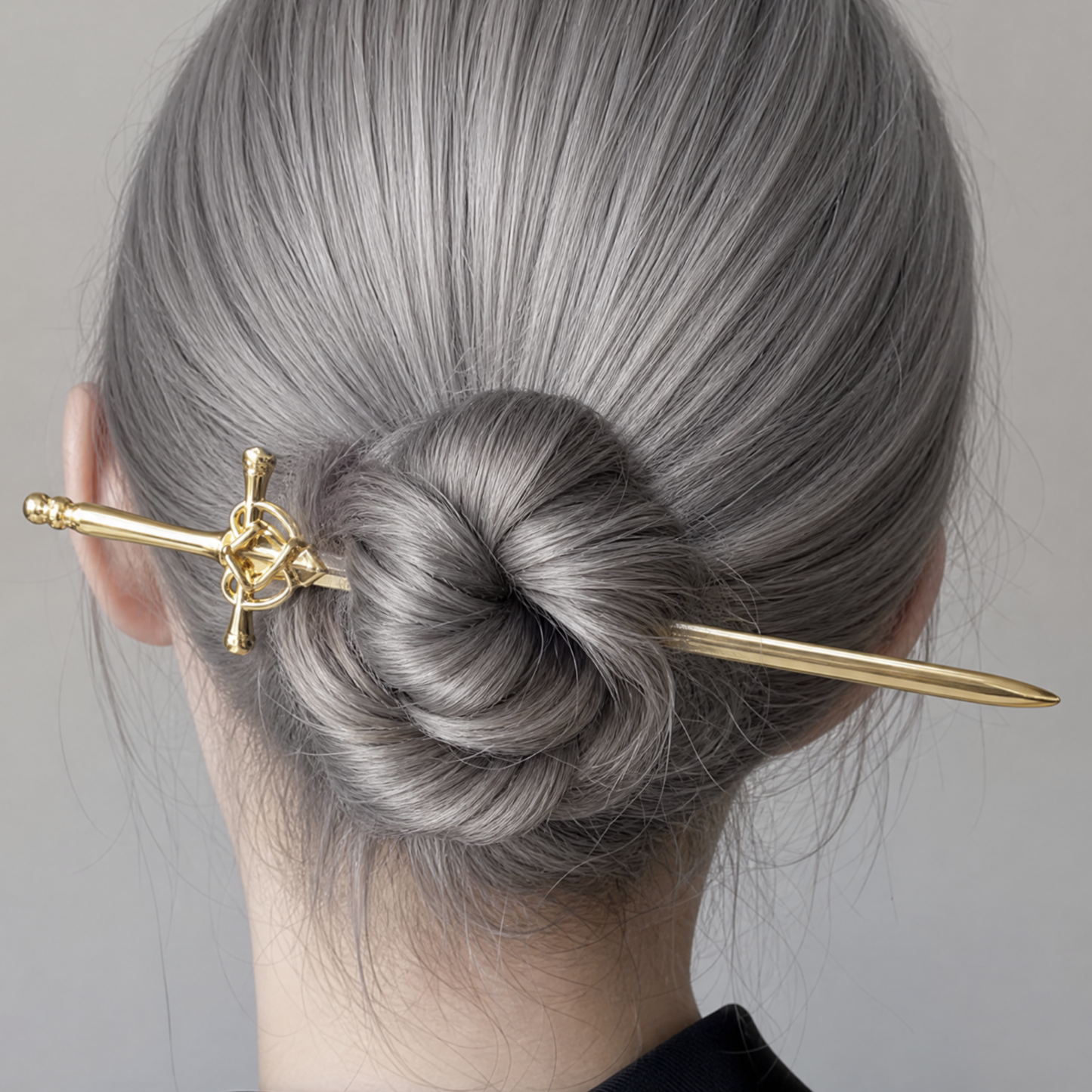 Sword Hair Stick or Letter Opener in Champagne Gold