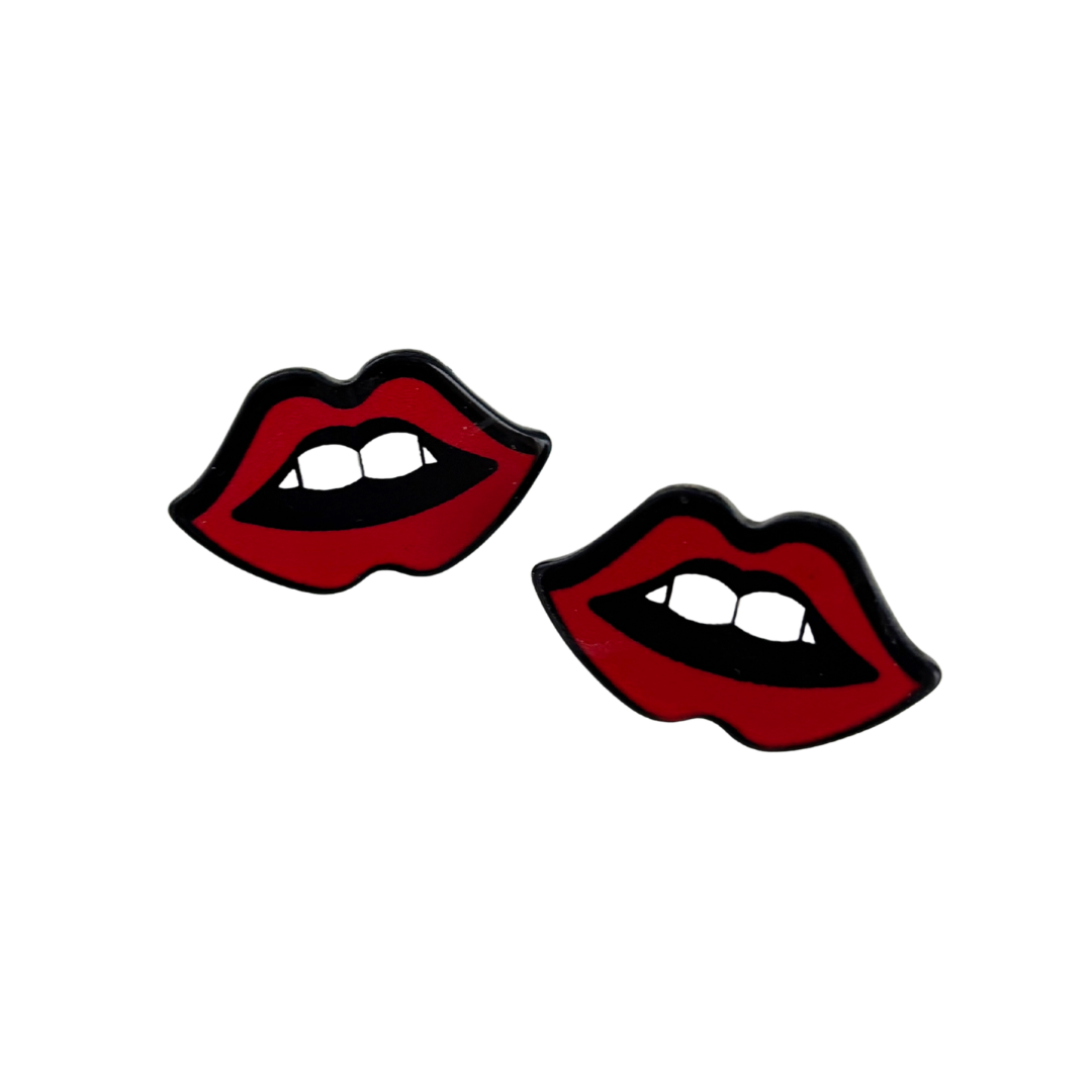 Pop Art High Gloss Statement Stud Earrings | 10 Designs to Choose From