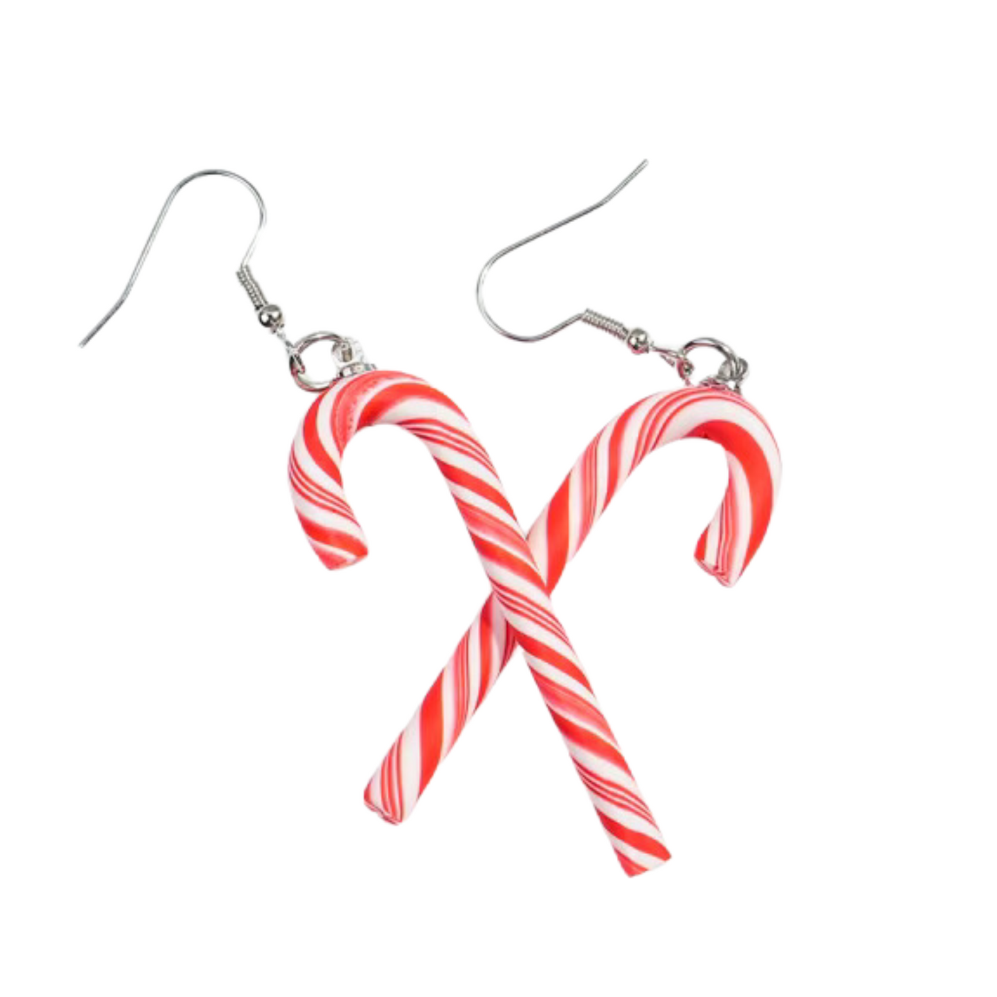 Candy Cane Earrings in Candy Stripe or Rainbow