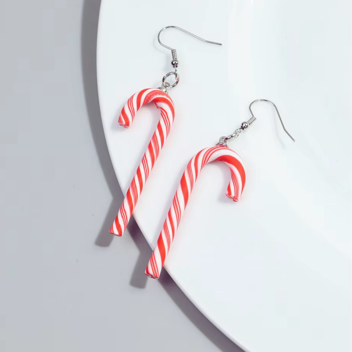 Candy Cane Earrings in Candy Stripe or Rainbow