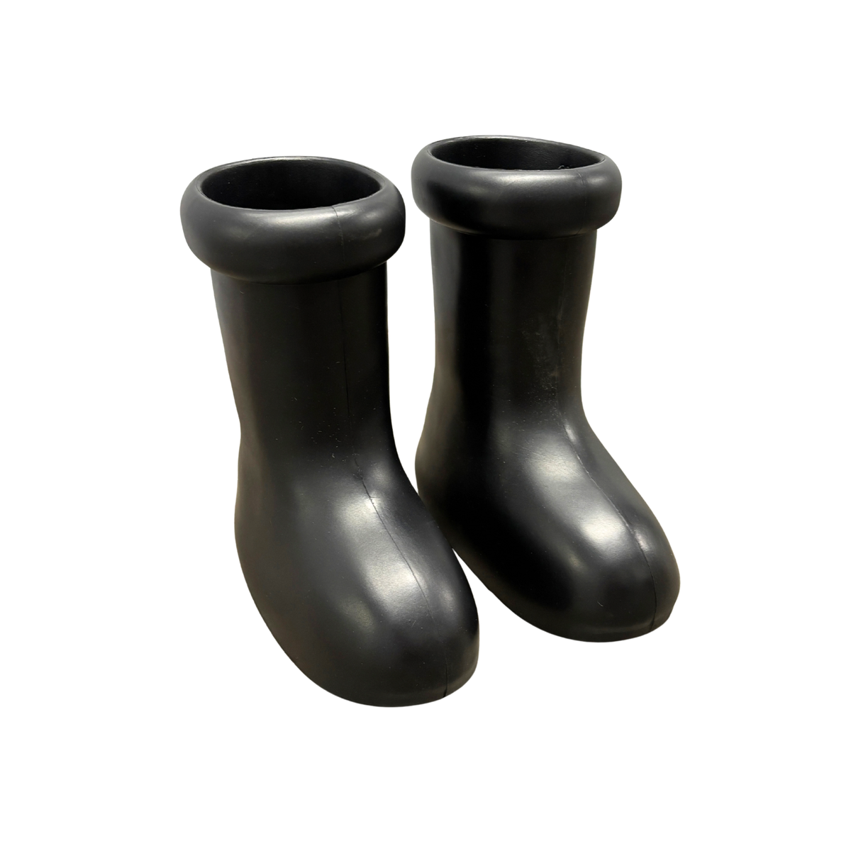 Cartoon Character Boots in Red or Black | Oversized Rounded-Toe Statement Boots-Paper & Quartz-The Bullish Store