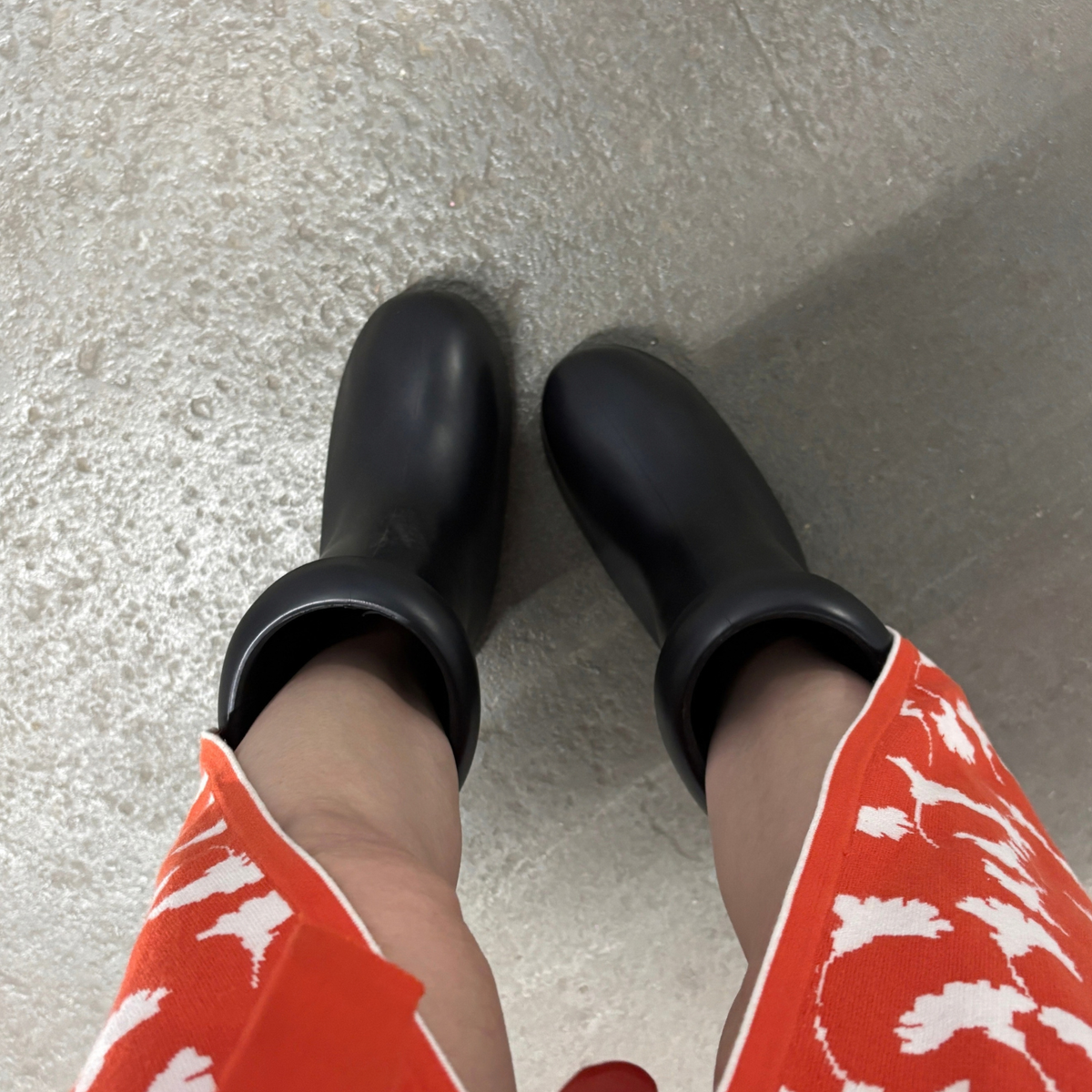 Cartoon Character Boots in Red or Black | Oversized Rounded-Toe Statement Boots-Paper & Quartz-The Bullish Store
