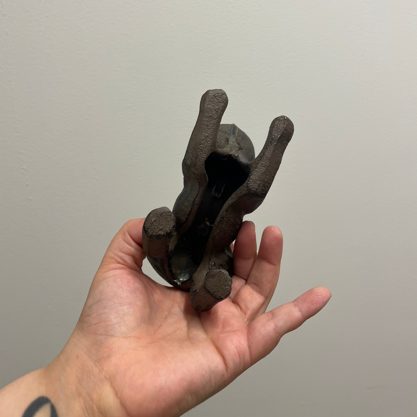 Cat Butt Cast Iron Tissue Holder | 9.5" Tall | Real Cast Iron, Virtually Indestructible