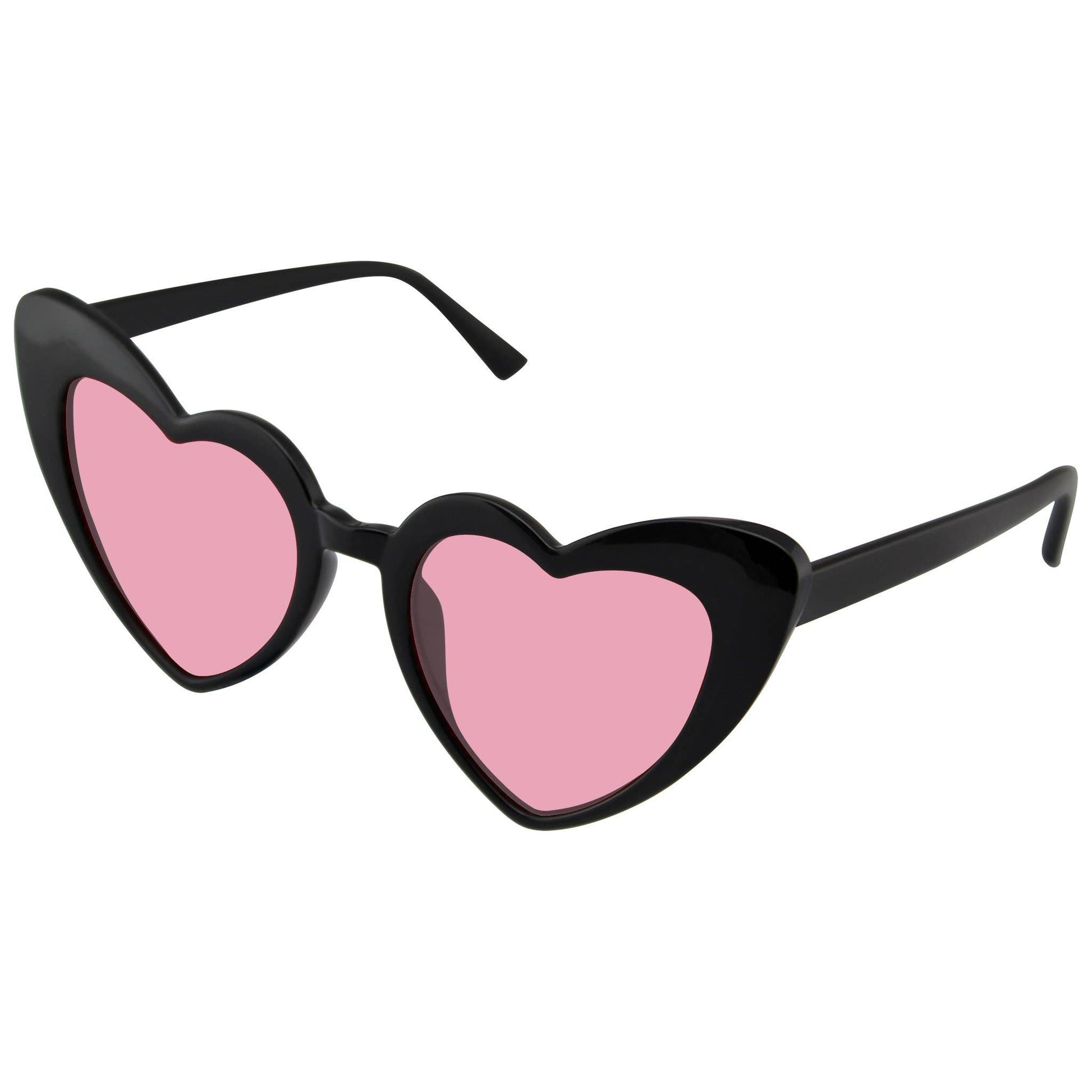 Cat Eye Heart Shape Sunglasses | Retro Festival Color Tinted Sunnies