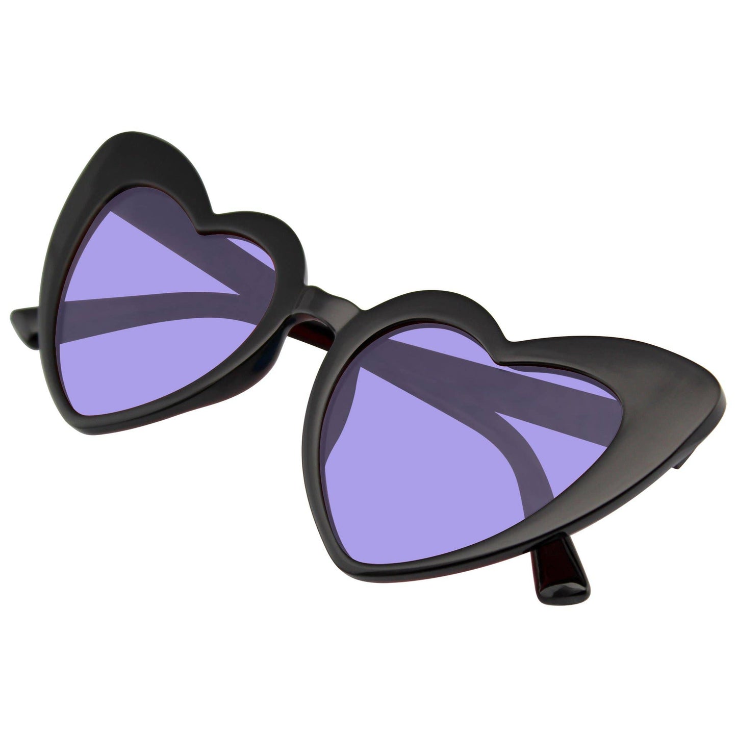 Cat Eye Heart Shape Sunglasses | Retro Festival Color Tinted Sunnies