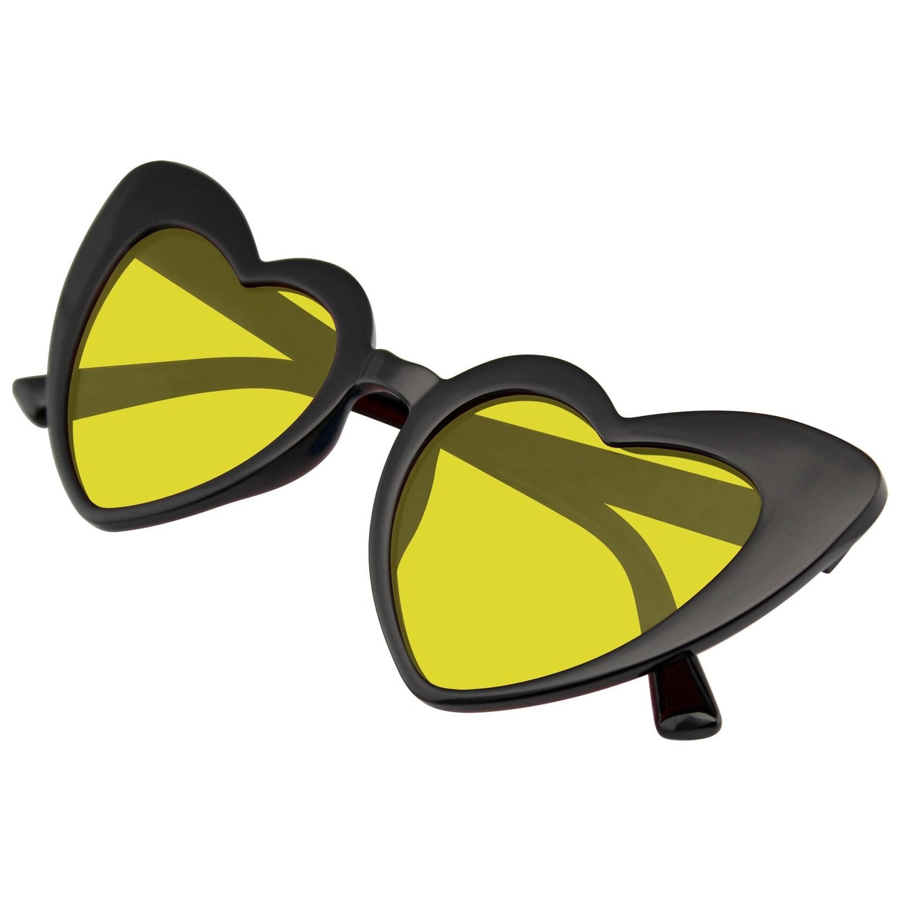 Cat Eye Heart Shape Sunglasses | Retro Festival Color Tinted Sunnies