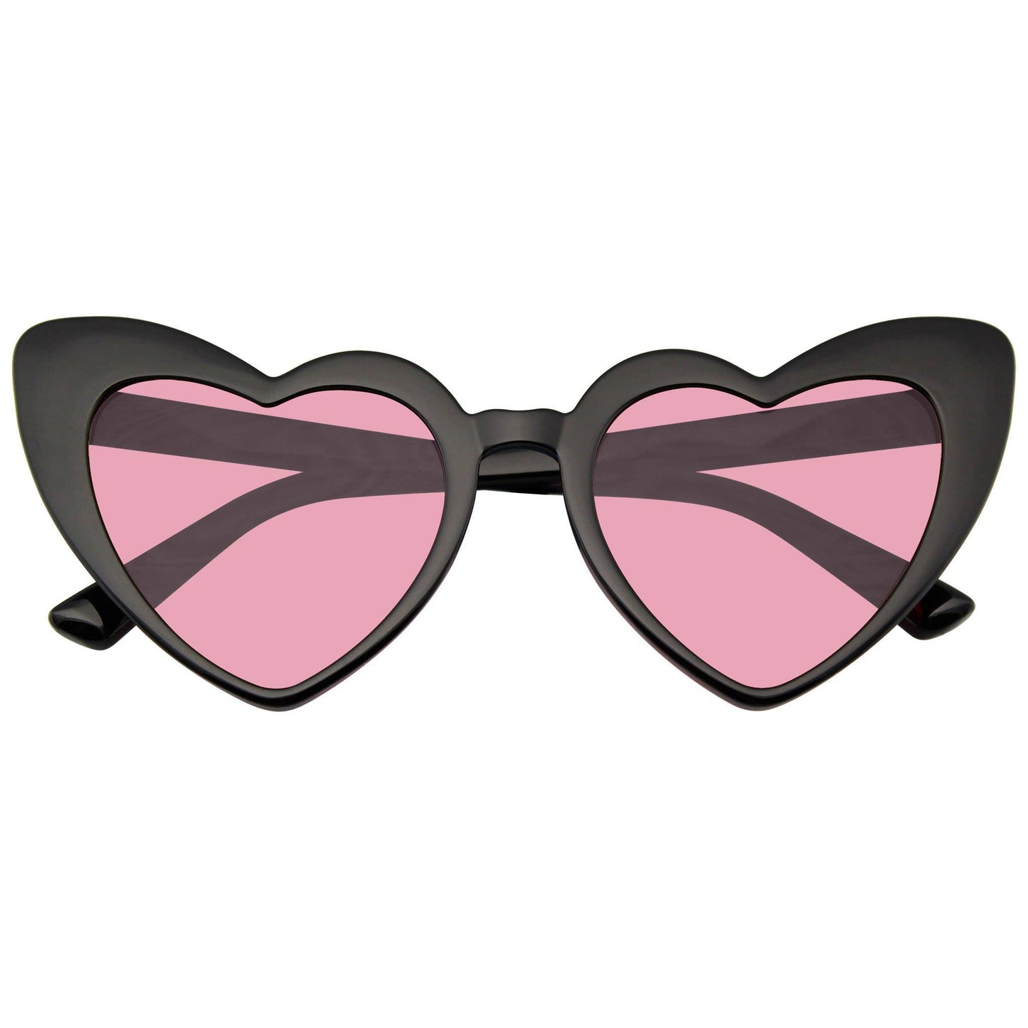 Cat Eye Heart Shape Sunglasses | Retro Festival Color Tinted Sunnies