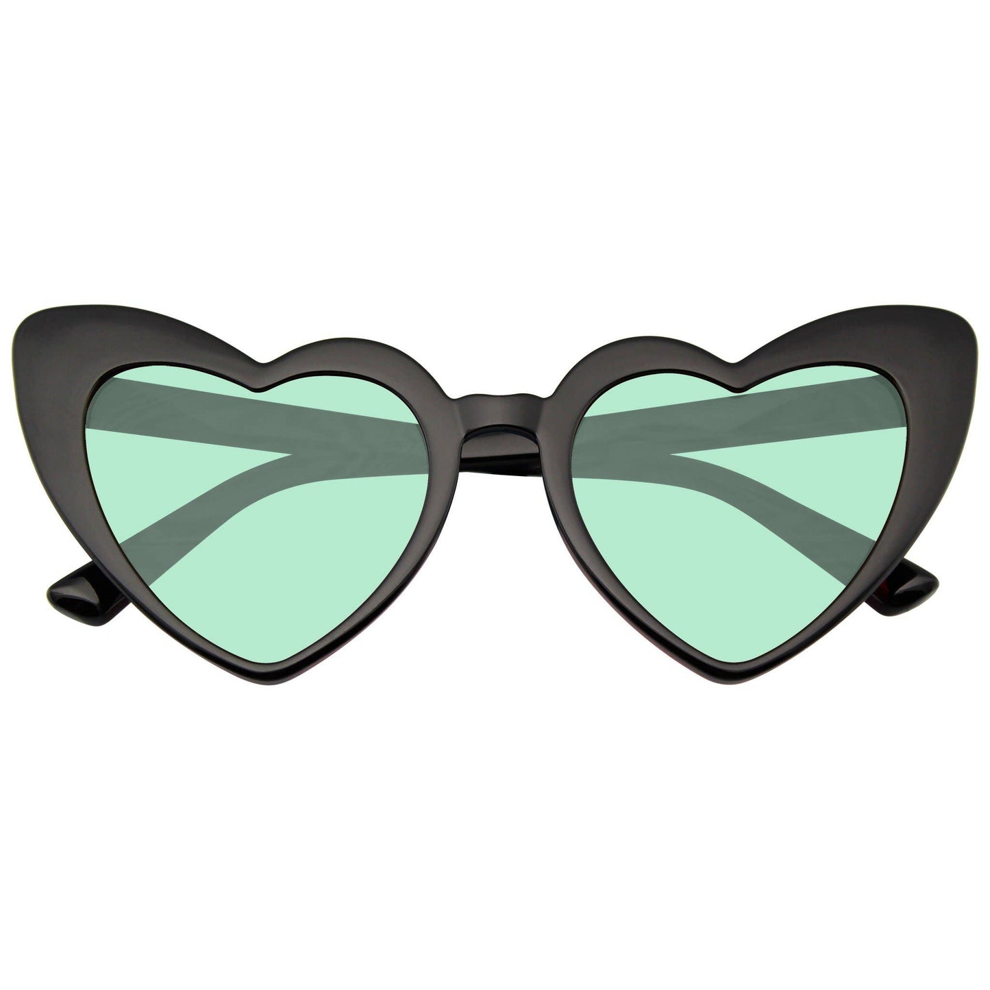 Cat Eye Heart Shape Sunglasses | Retro Festival Color Tinted Sunnies