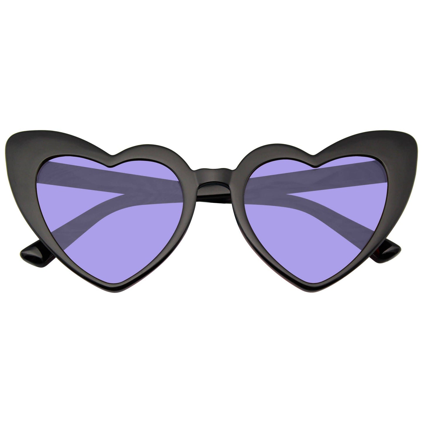 Cat Eye Heart Shape Sunglasses | Retro Festival Color Tinted Sunnies