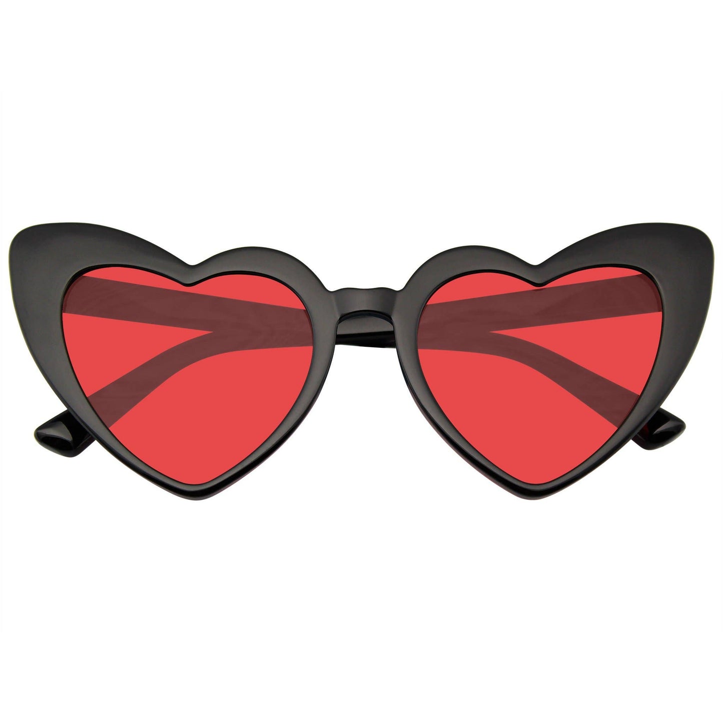 Cat Eye Heart Shape Sunglasses | Retro Festival Color Tinted Sunnies