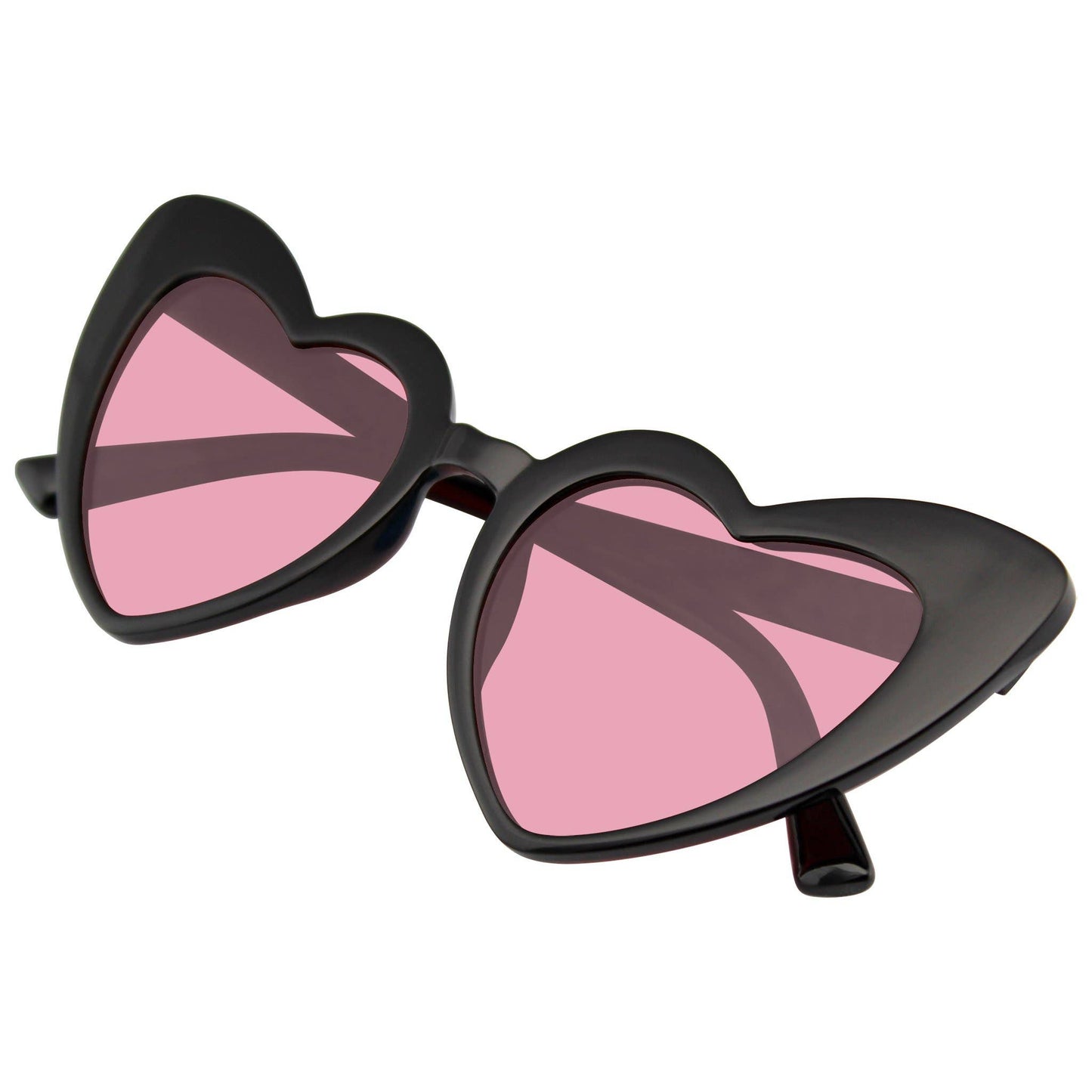 Cat Eye Heart Shape Sunglasses | Retro Festival Color Tinted Sunnies