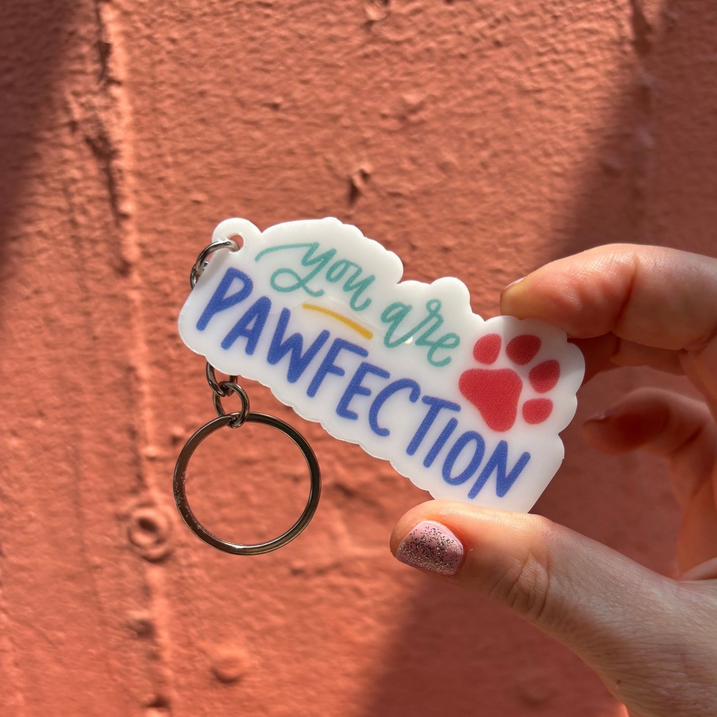 Cat Lover Acrylic Keychains | Fur Real Though and You Are Pawfection