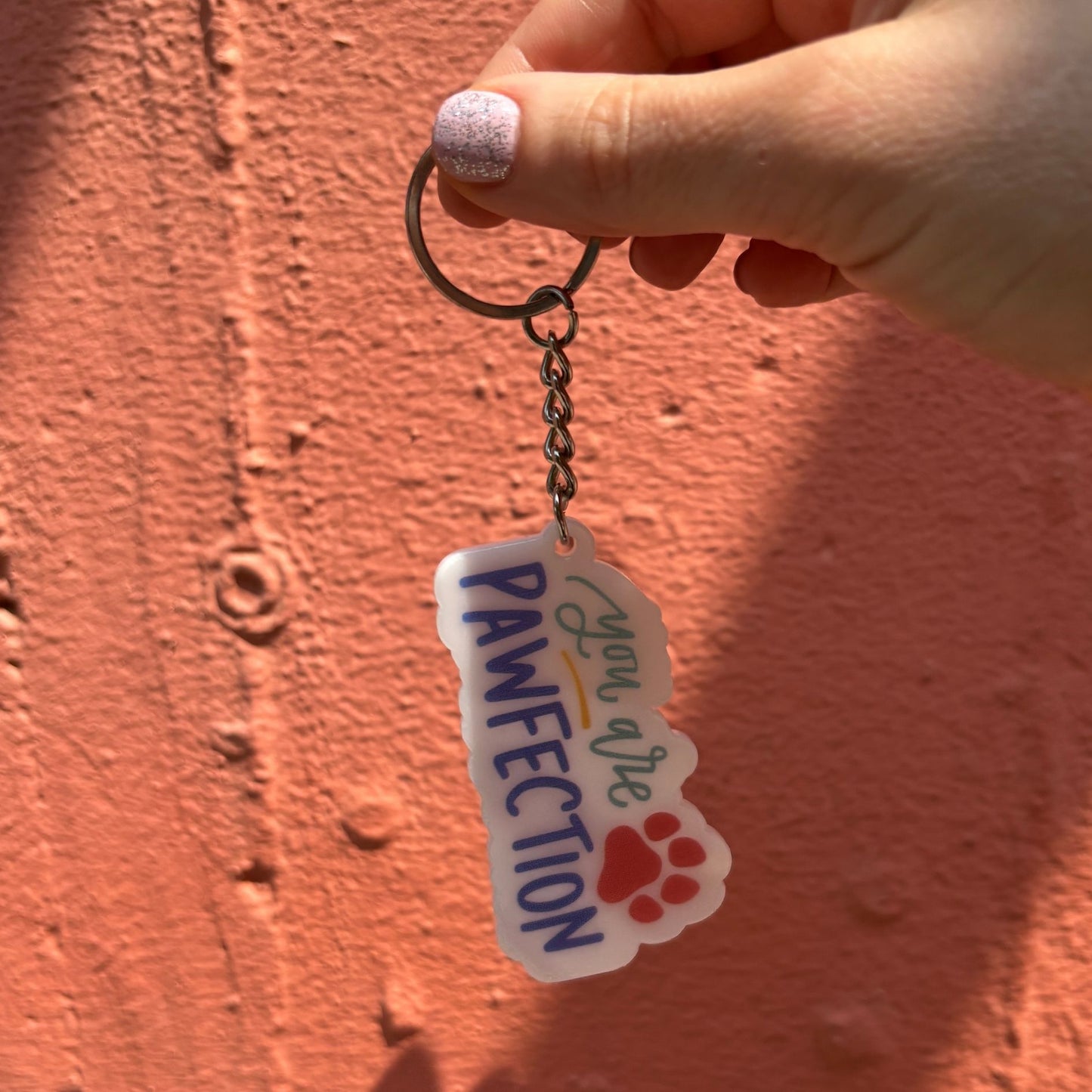Cat Lover Acrylic Keychains | Fur Real Though and You Are Pawfection