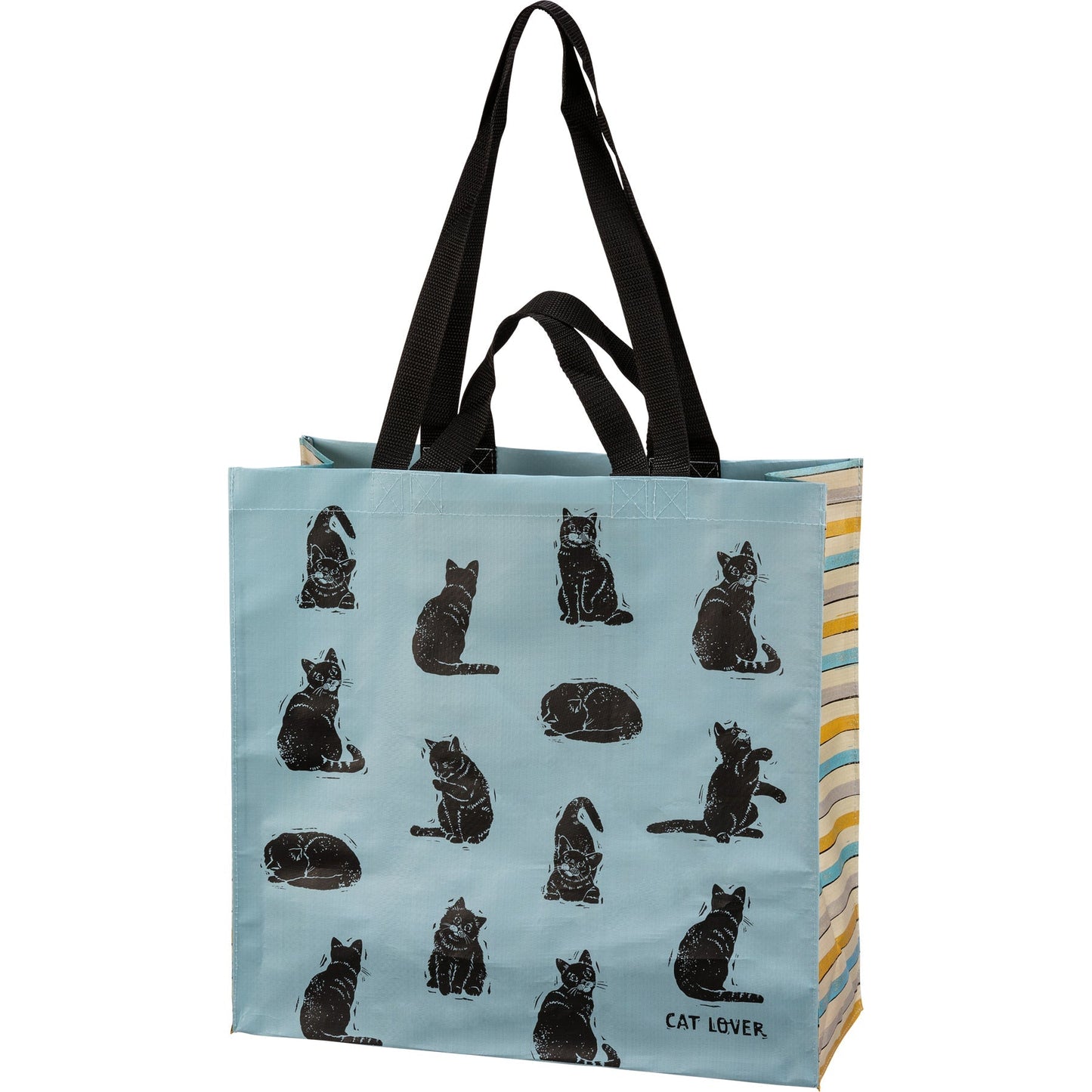 Cat Lover Market Tote Bag | 15.50" x 15.25" x 6"