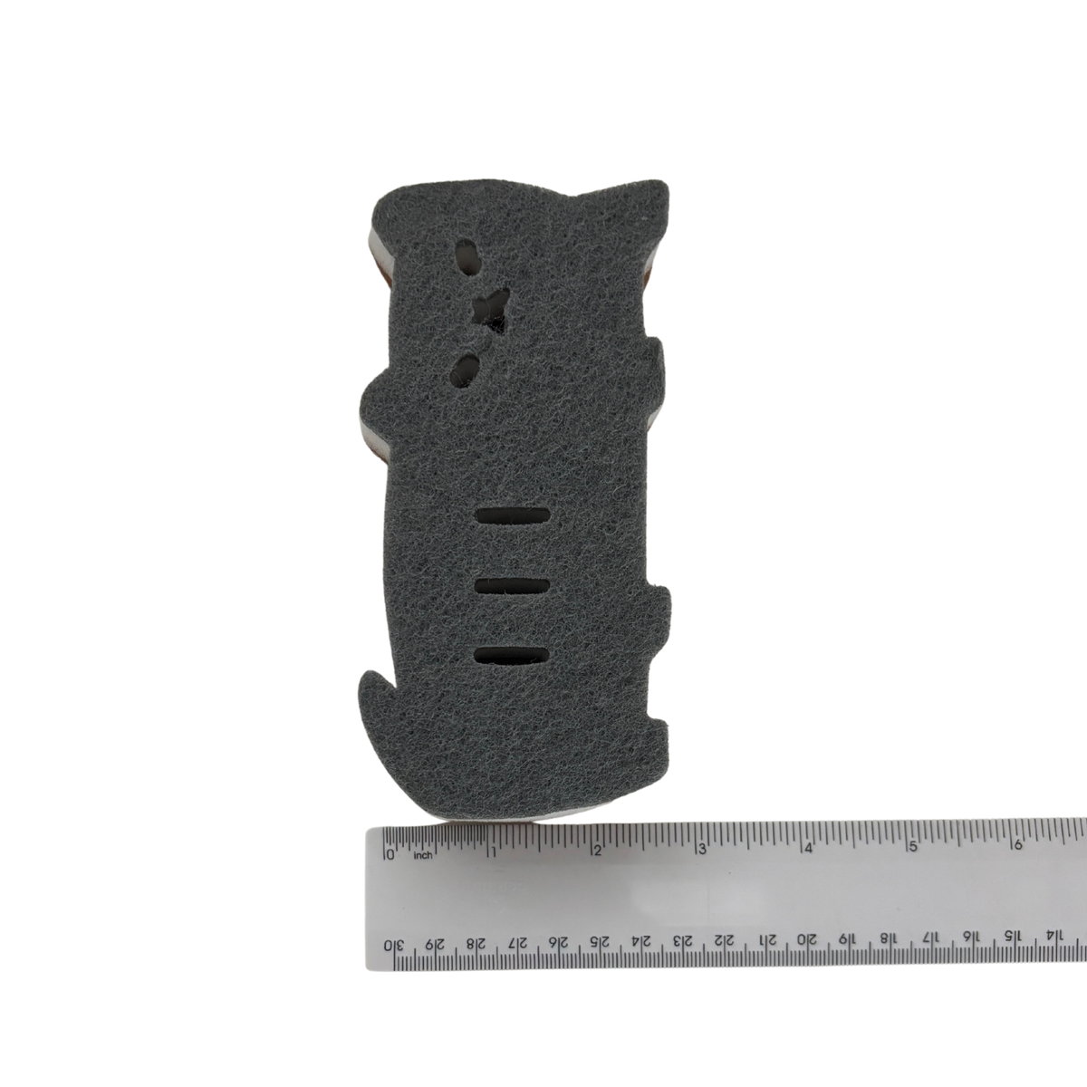 Cat Shaped Kitchen Sponges | Set of 4 | Standing & Lounging Cats | Black, Gray & White