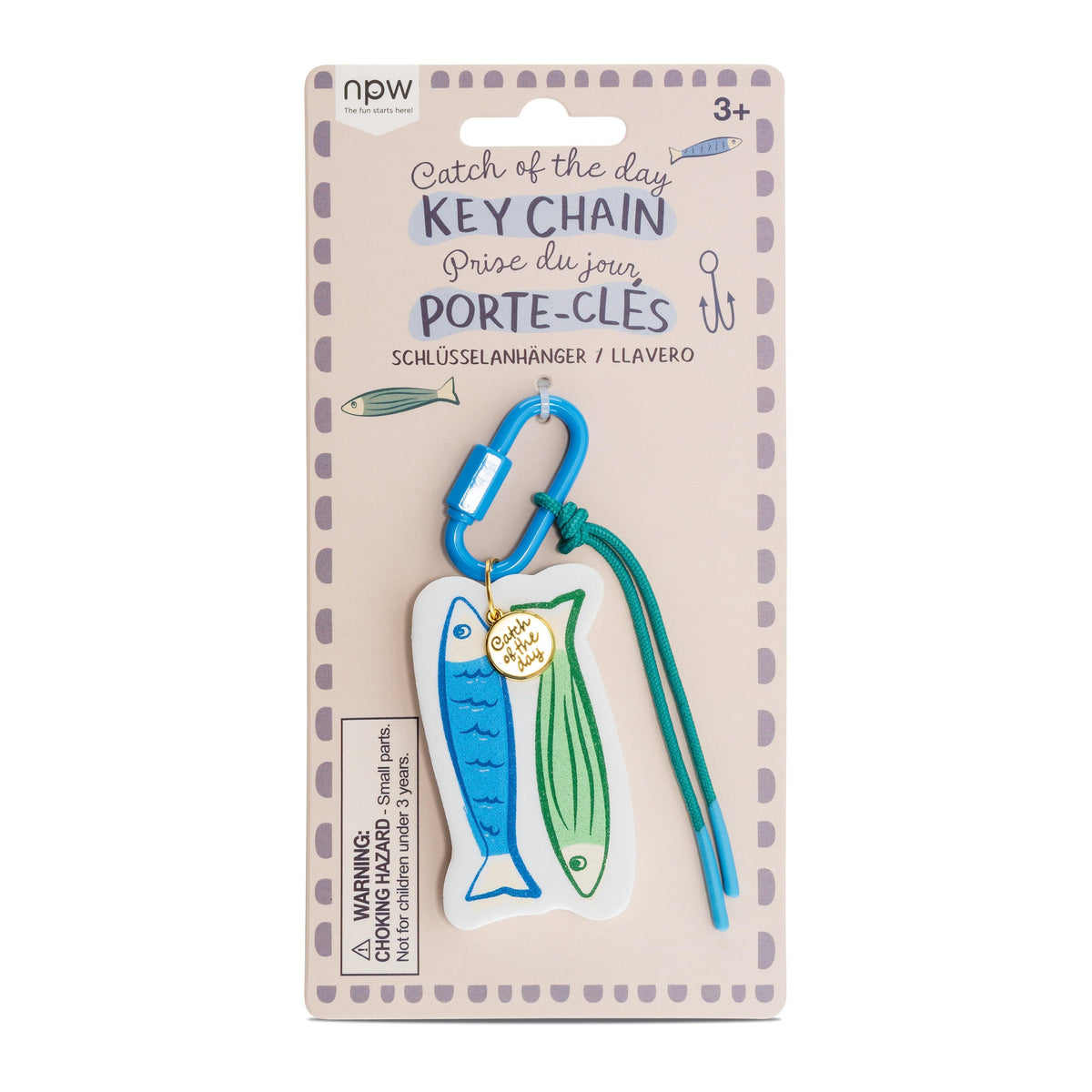 Catch of the Day Keychain - front