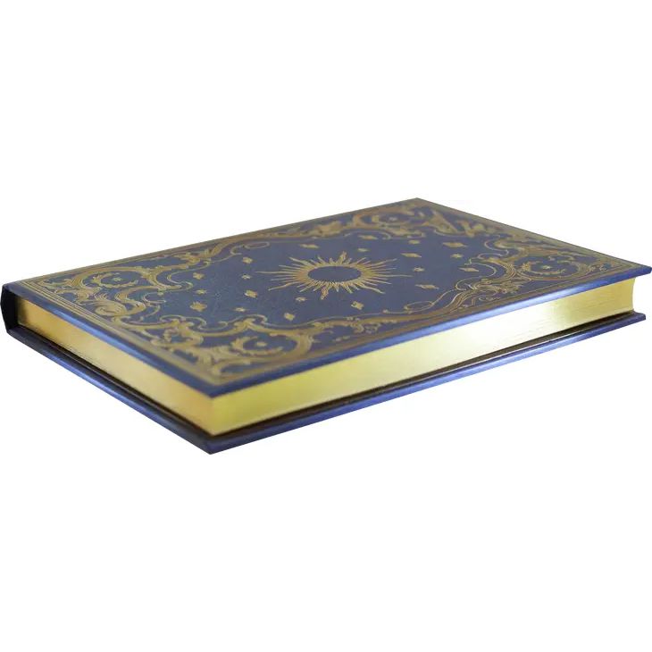 Celestial Journal Small in Blue and Gold | 5'' x 7''