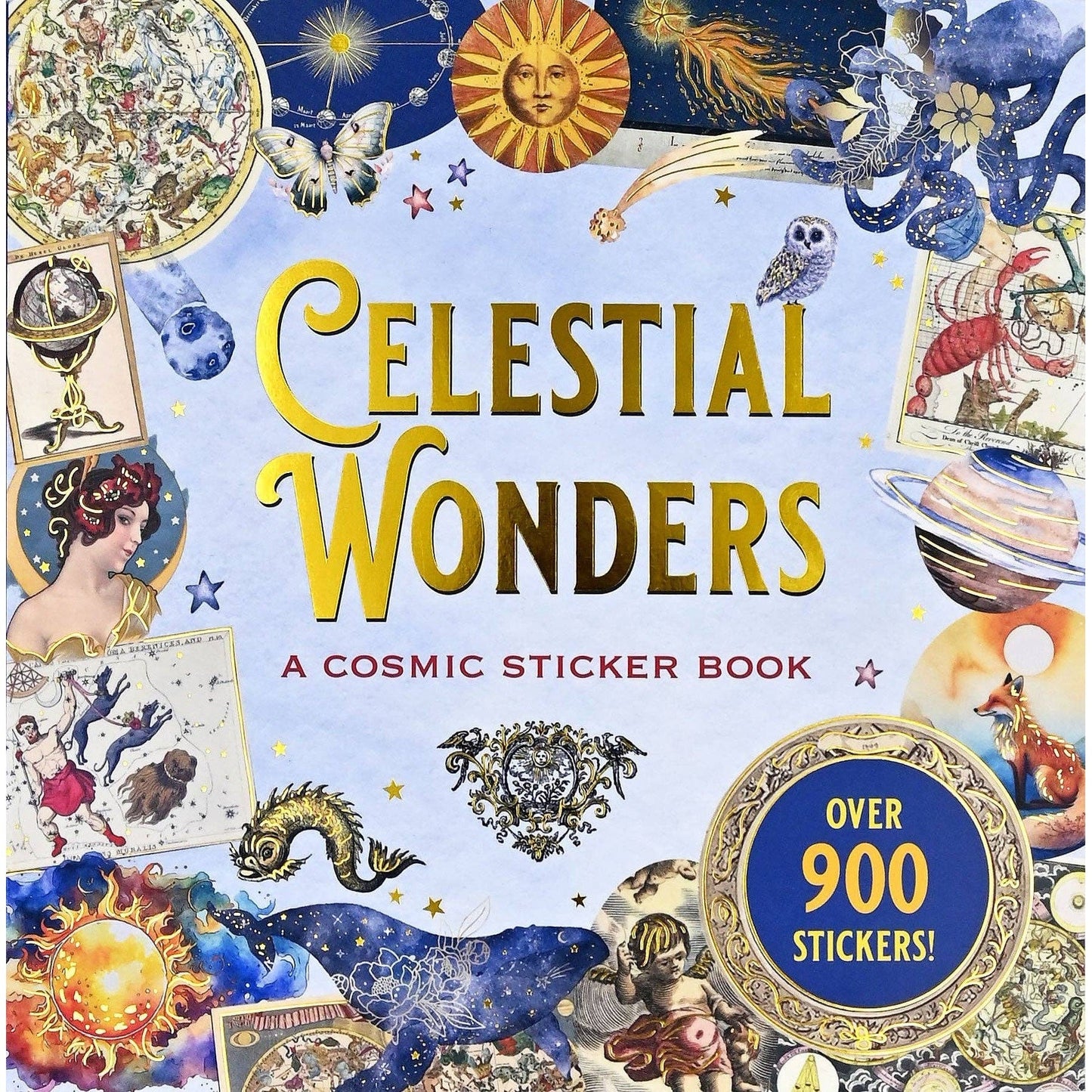 Celestial Wonders Sticker Book | Cosmic Planets Stars | Over 900 Stickers