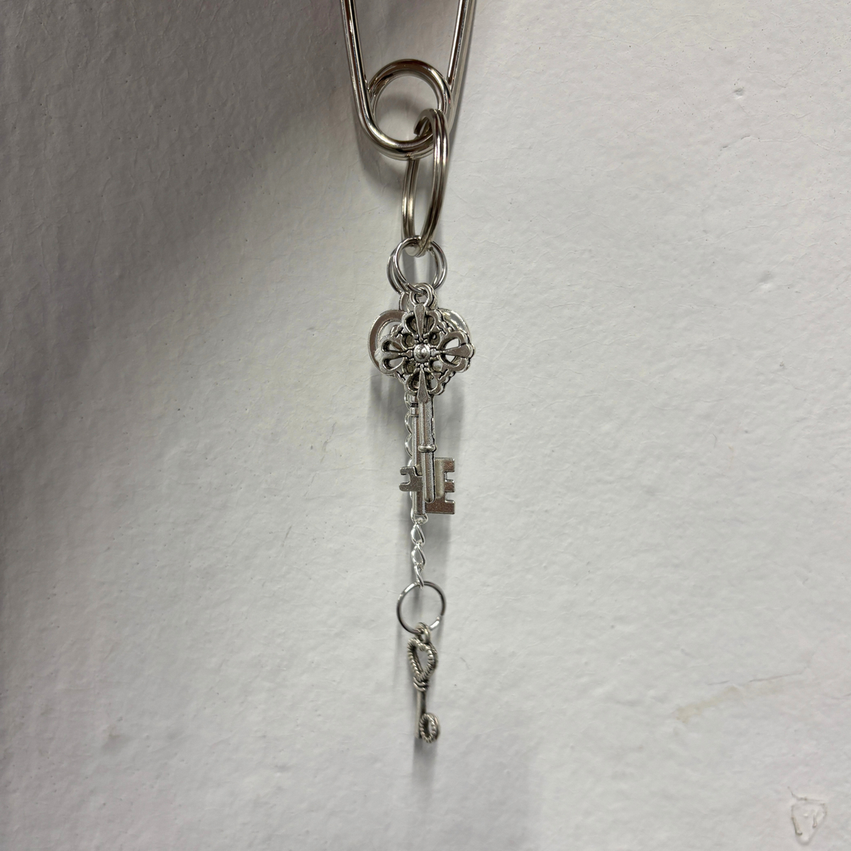 Charmed Safety Pin Hair Clip | Victorian Keys | Handmade | GetBullish