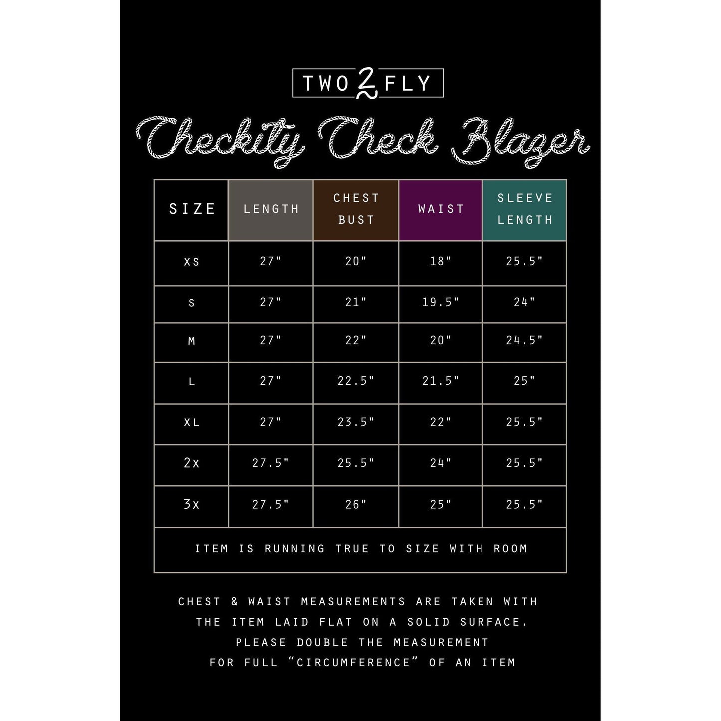 Checkity Check Blazer | Checkered Denim Jacket [Sizes SM-2X]