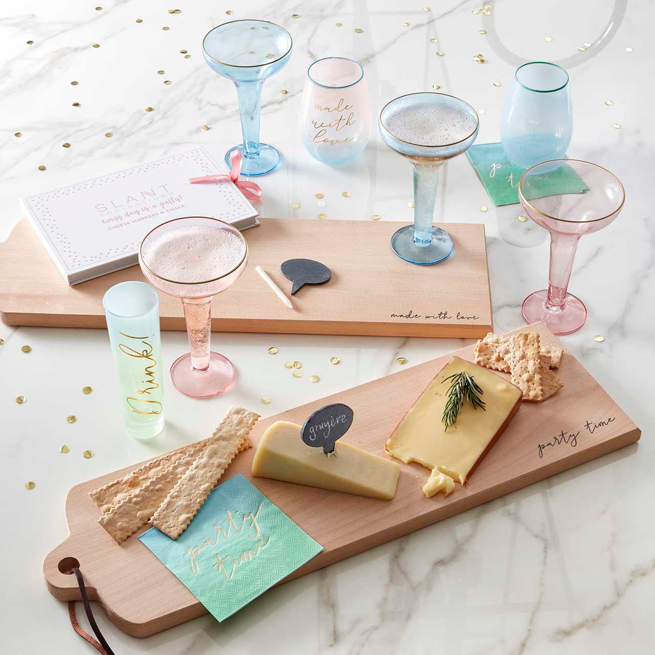 Cheese Markers and Chalk Set | Giftable Cheese Label Set