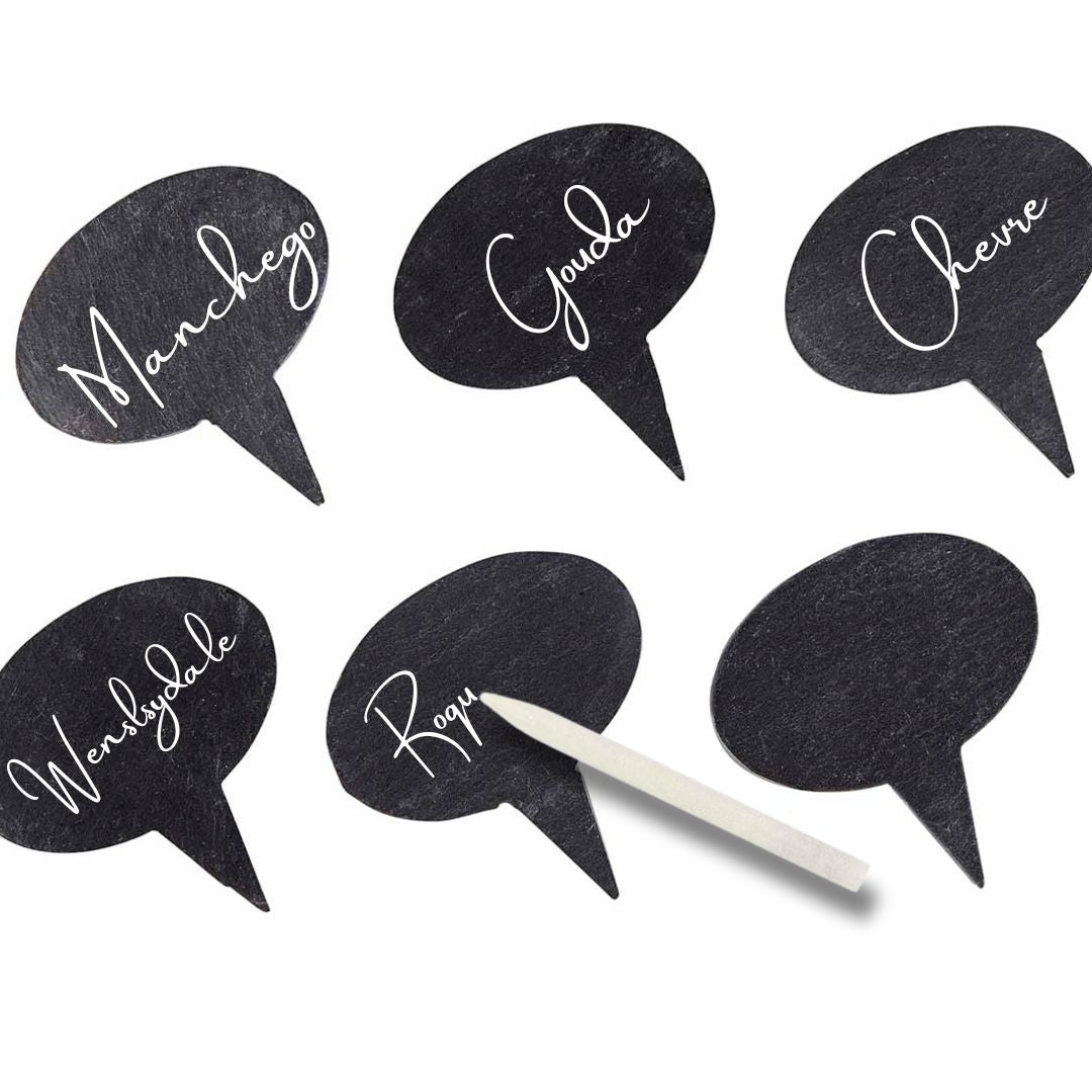 Cheese Markers and Chalk Set | Giftable Cheese Label Set