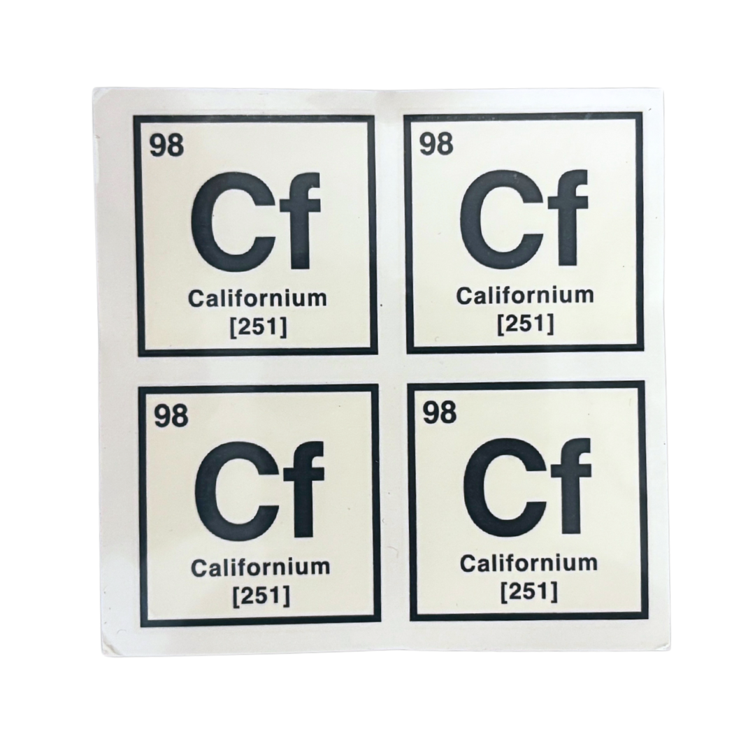 Chemical Formulas Temporary Tattoos