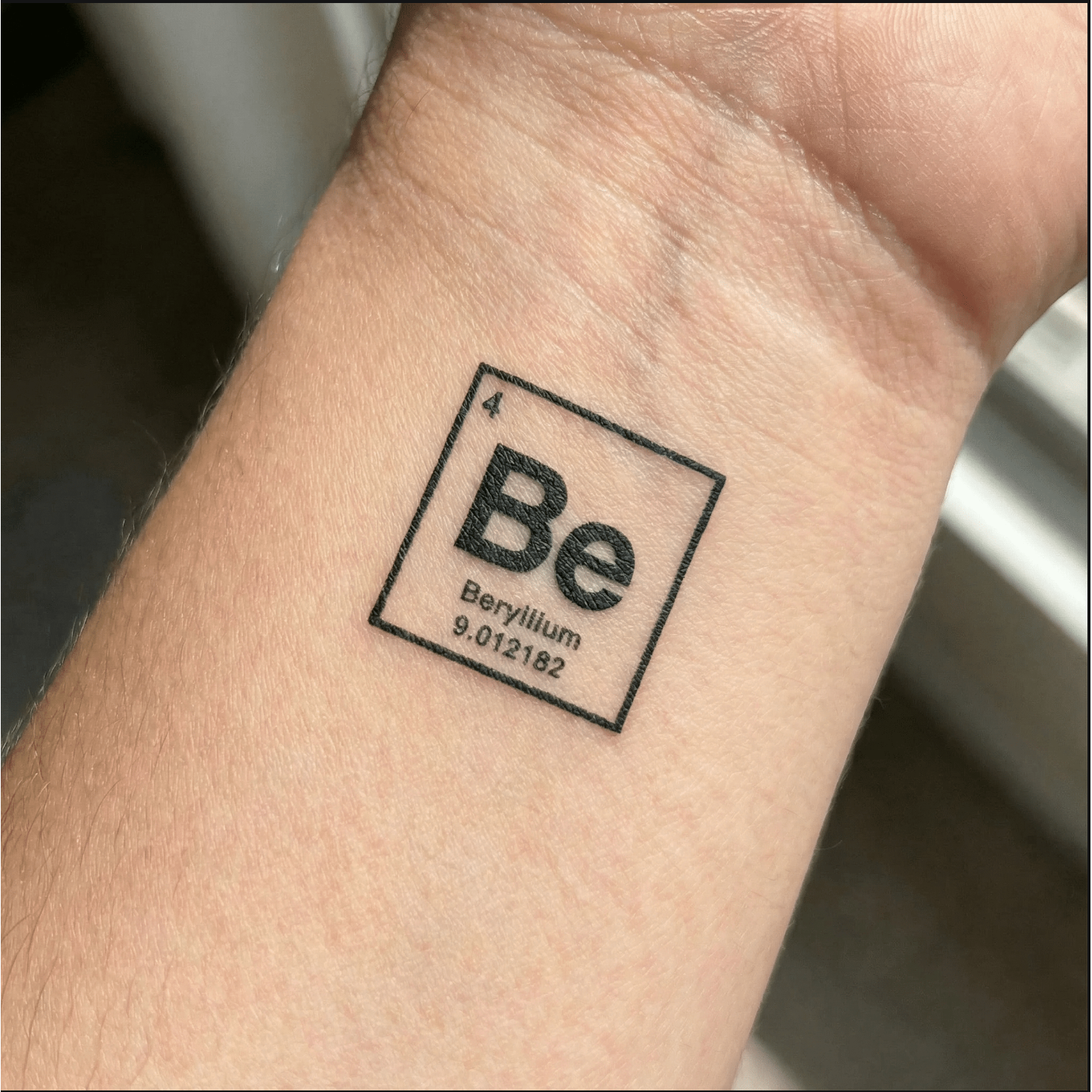 Chemical Formulas Temporary Tattoos