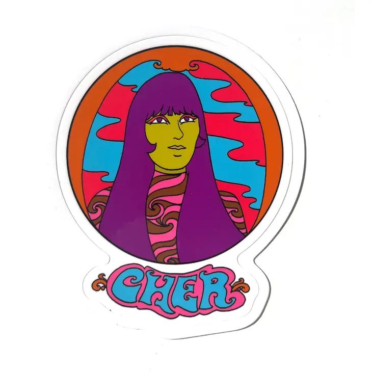 Cher Vinyl Sticker | 3"