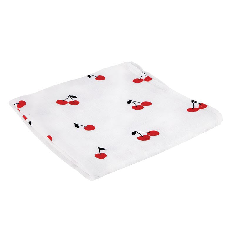 Cherries Swaddle Blanket