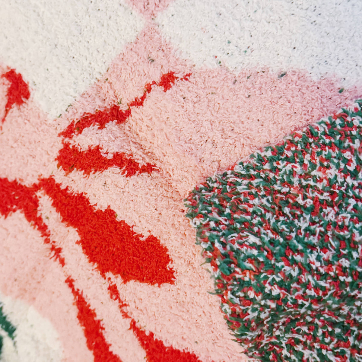 Cherry Bow Check Blanket in Pink Plush-Ellison+Young-The Bullish Store
