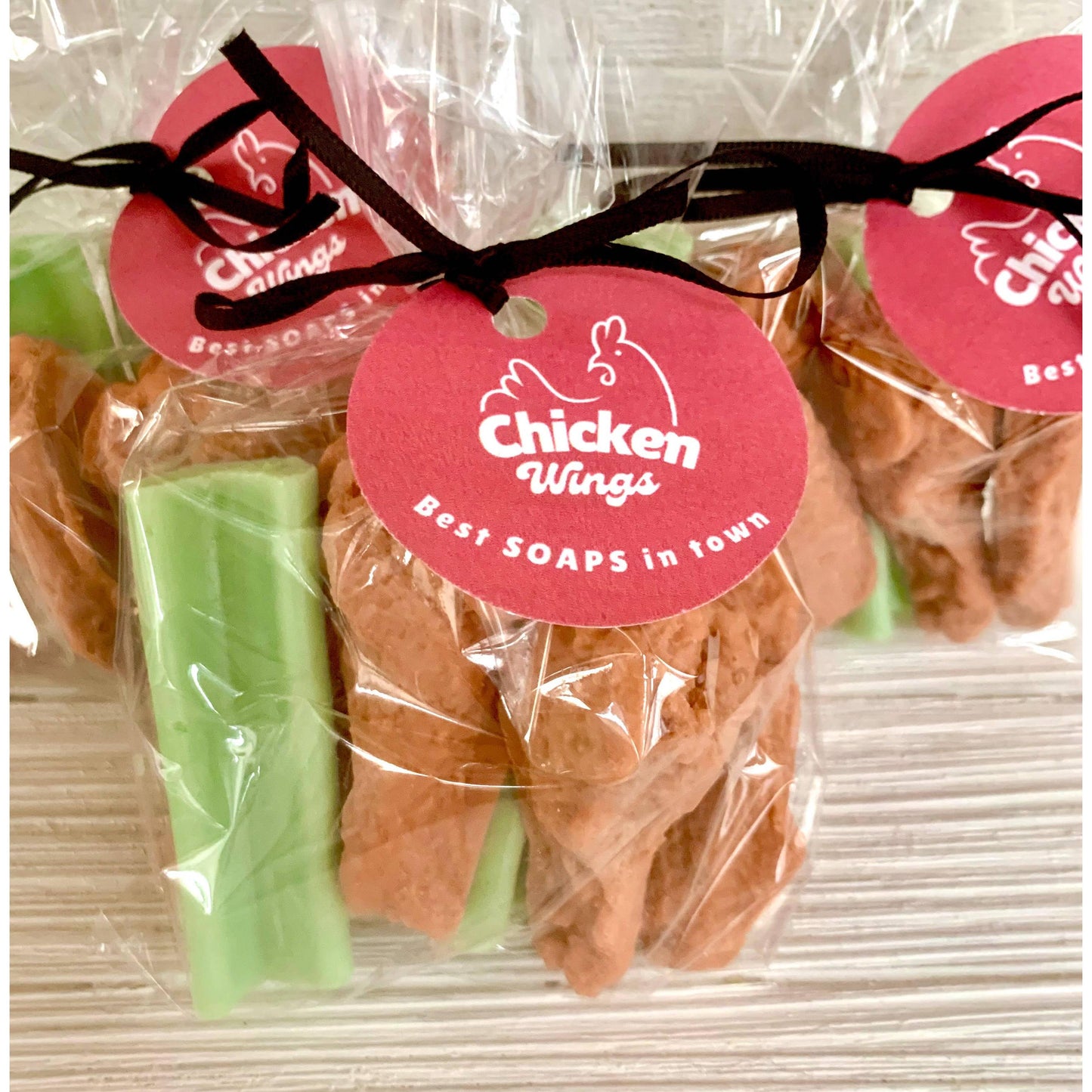 Chicken Wings Soap Gift Set  | Unscented Body Cleanser | Novelty Gift