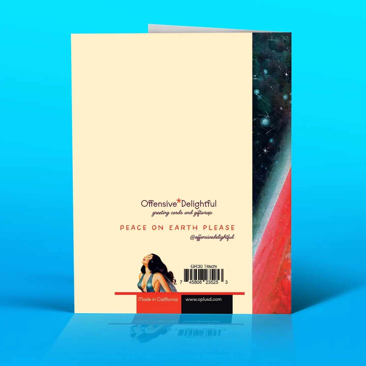 Chin Up, Tits Out Greeting Card