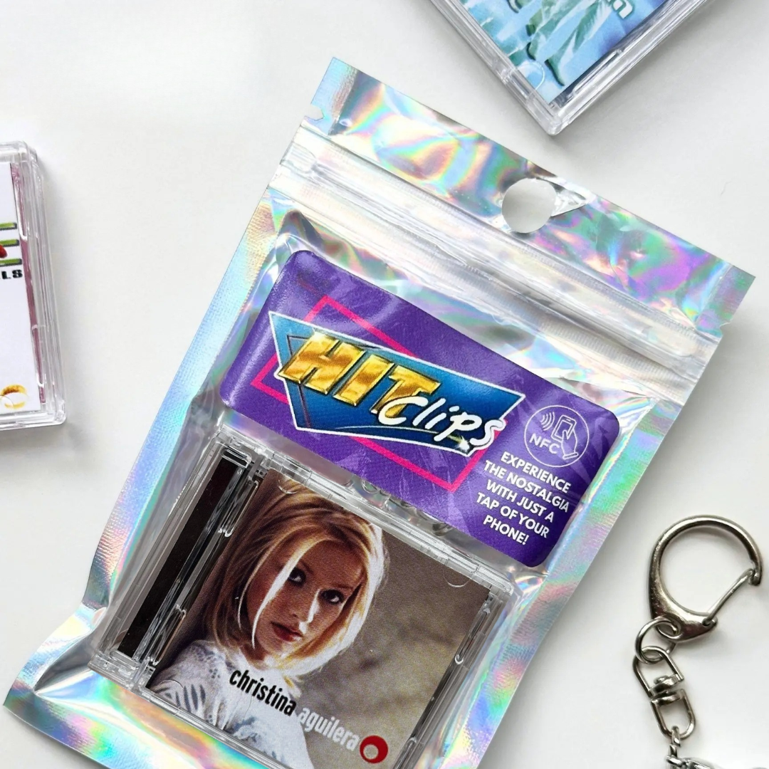 Christina Aguilera "Genie In A Bottle" Mini CD Case Keychain