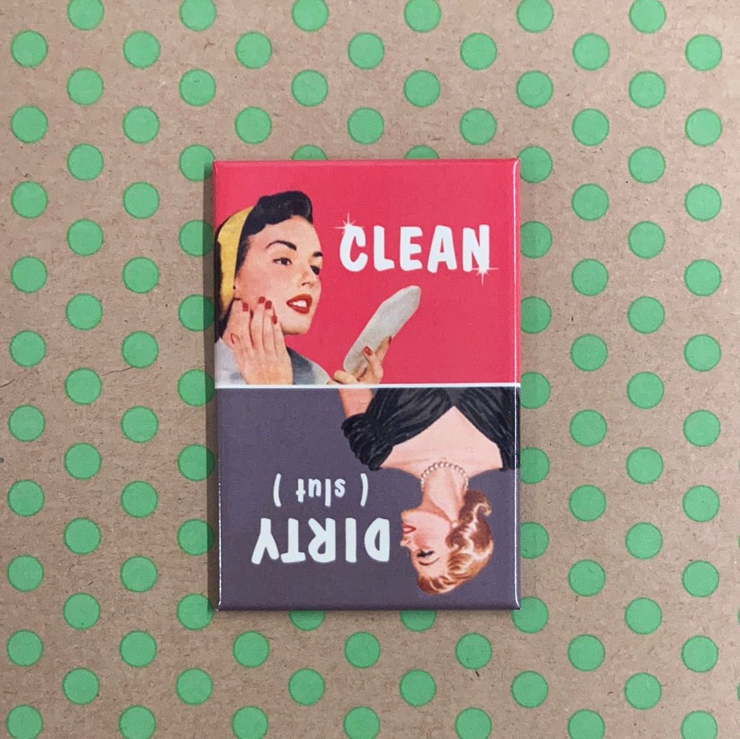Clean / Dirty (Slut) Dishwasher Fridge Magnet